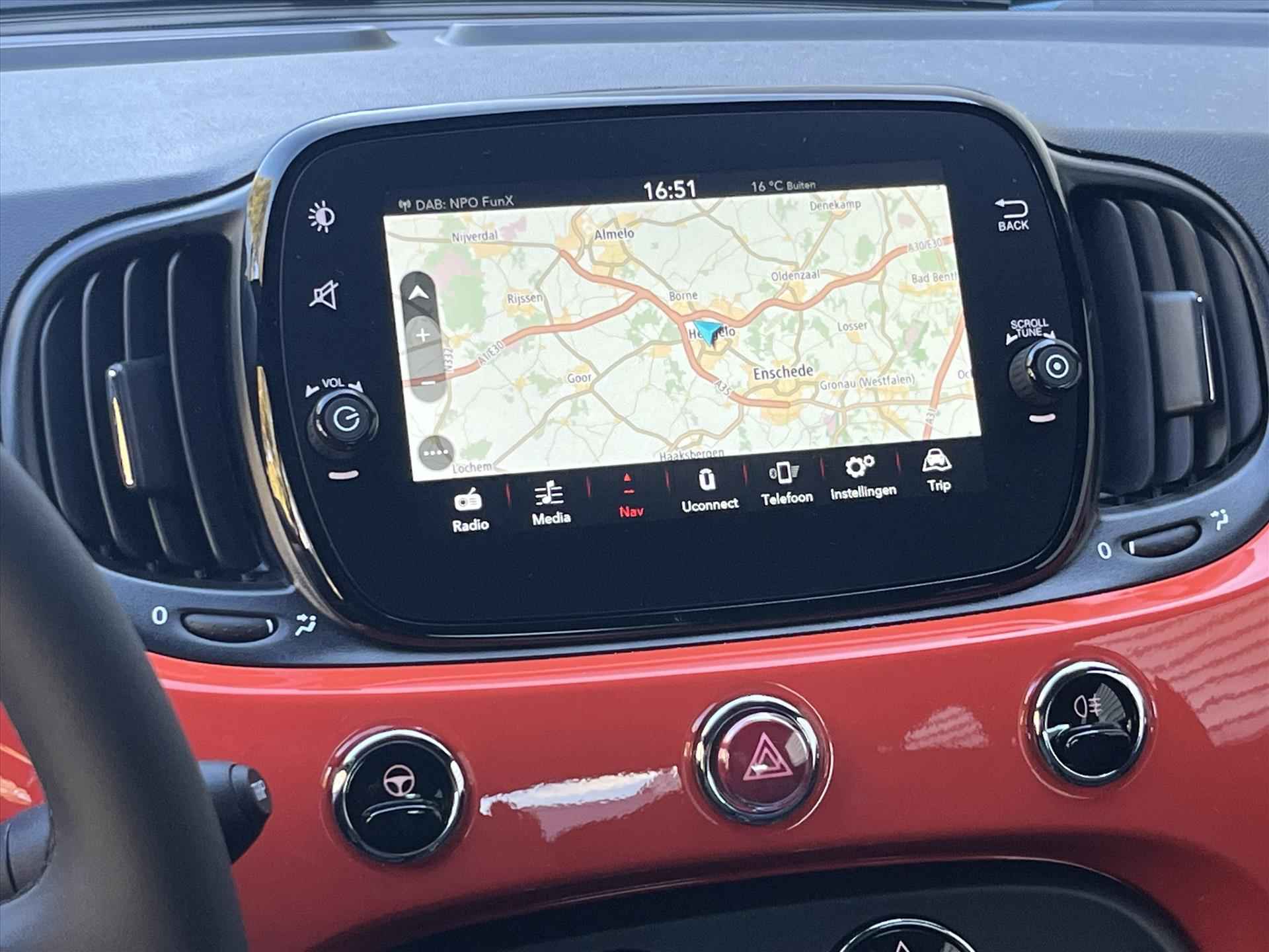 FIAT 500 1.0 Hybrid 70pk | Carplay | Navigatie | Climate Control | - 16/24