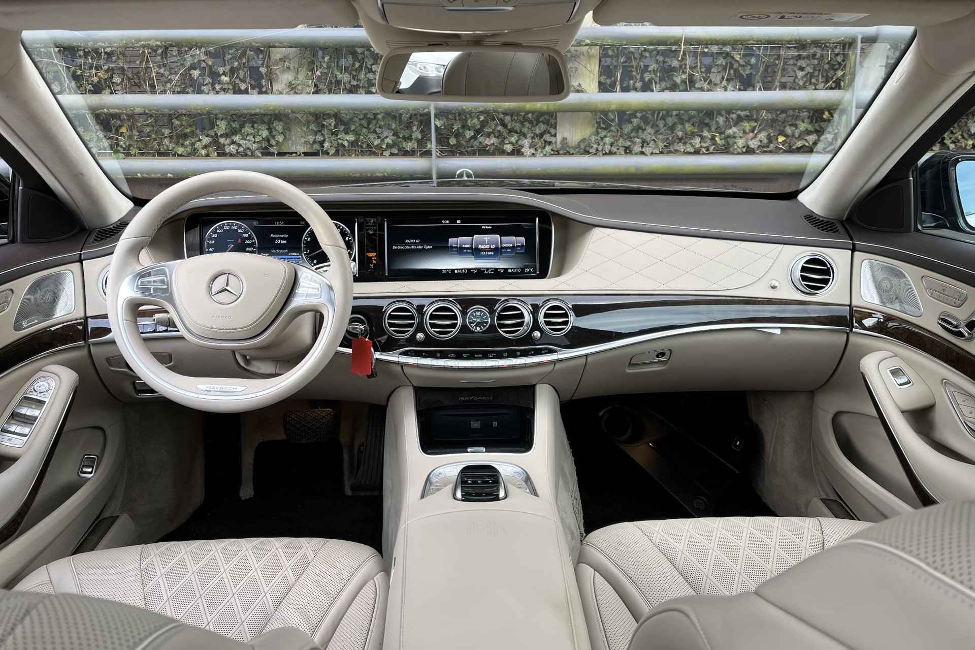 Mercedes-Benz S-klasse S 500 Maybach Limousine Automaat | Designo | Chauffeur Pakket | Exclusiefpakket | Burmester Audio | Distronic+ | Stoelventilatie | Panoramadak met Magic Sky Control - 28/39