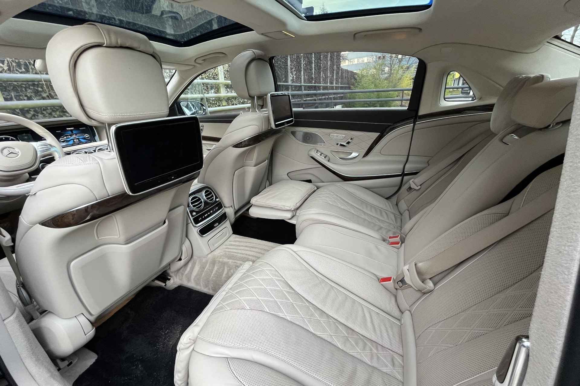 Mercedes-Benz S-klasse S 500 Maybach Limousine Automaat | Designo | Chauffeur Pakket | Exclusiefpakket | Burmester Audio | Distronic+ | Stoelventilatie | Panoramadak met Magic Sky Control - 31/39