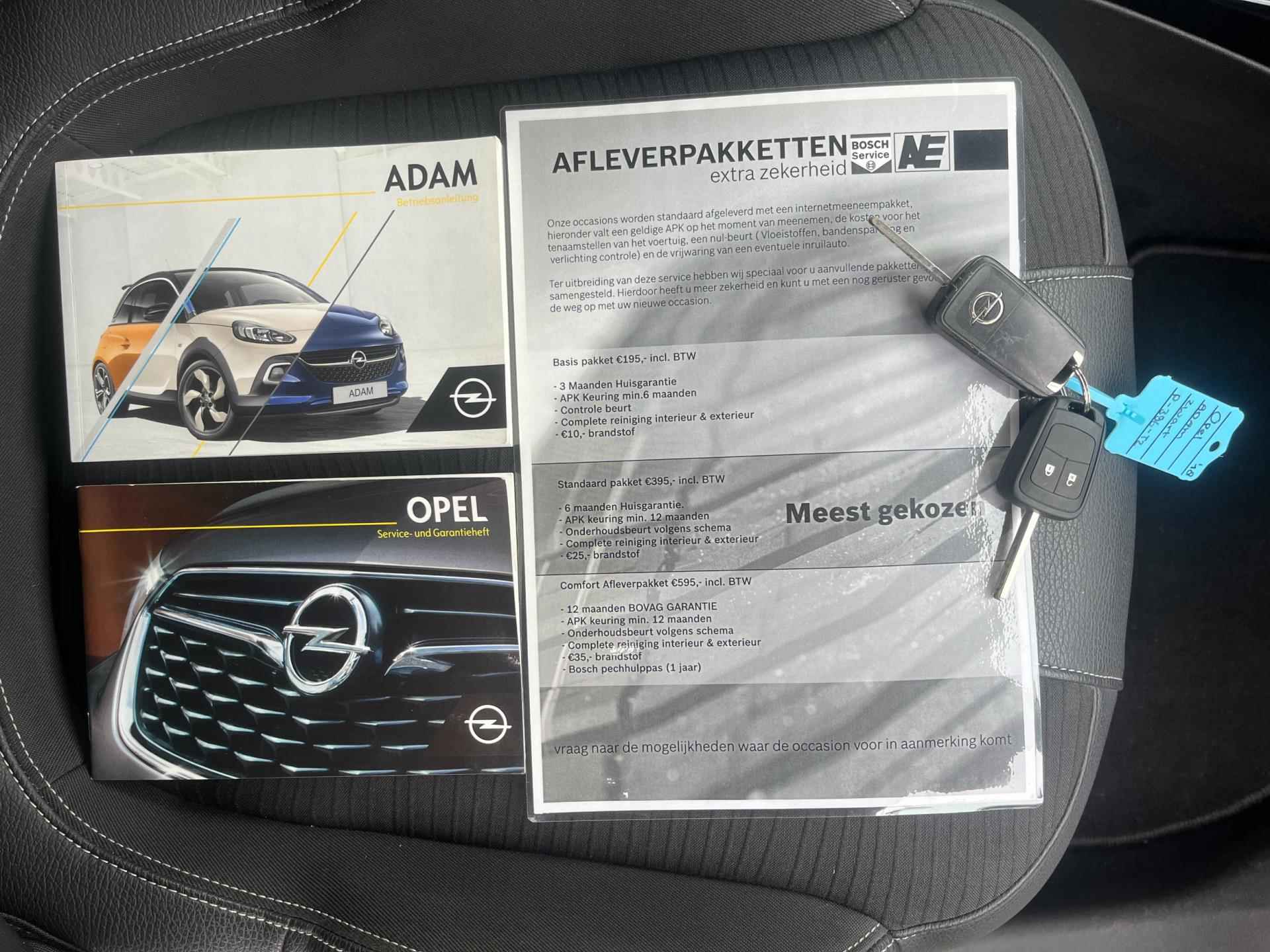 Opel ADAM 1.4 Glam CARPLAY / STUUR & STOELVERWARMING / PDC / TELEFOONPREMIUM / CRUISECONTROL / 4-SEIZOENENBANDEN - 27/36