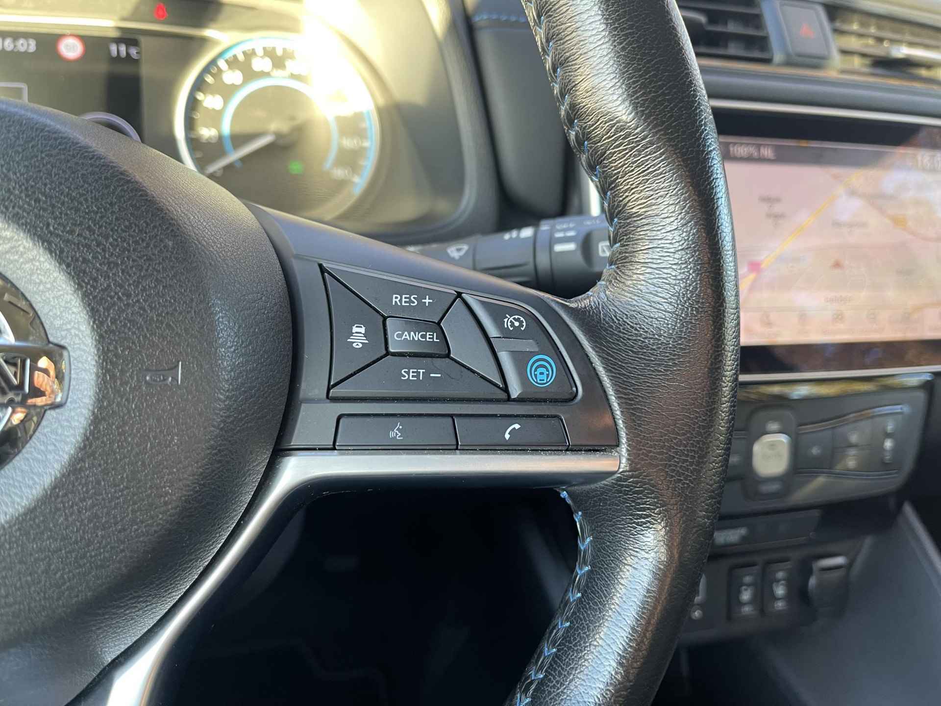Nissan LEAF e+ Tekna 62 kWh / PRIJS = RIJKLAAR! / ProPILOT | Adapt. Cruise Control | BOSE Audio | Stuur- + Stoelverwarming | Leder/Alcantara | Apple Carplay/Android Auto - 14/27