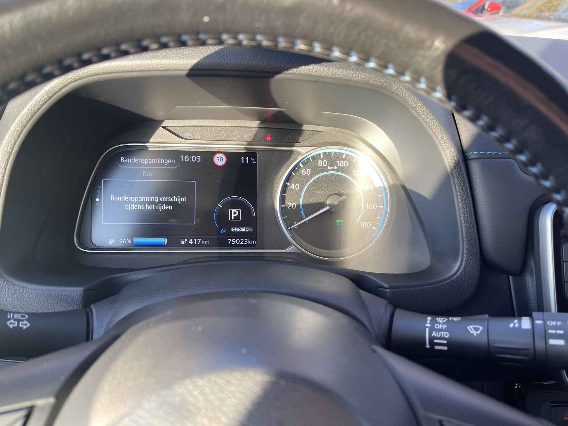Nissan LEAF e+ Tekna 62 kWh ProPILOT | Adapt. Cruise Control | BOSE Audio | Stuur- + Stoelverwarming | Leder/Alcantara | Apple Carplay/Android Auto | Rijklaarprijs! - 26/27