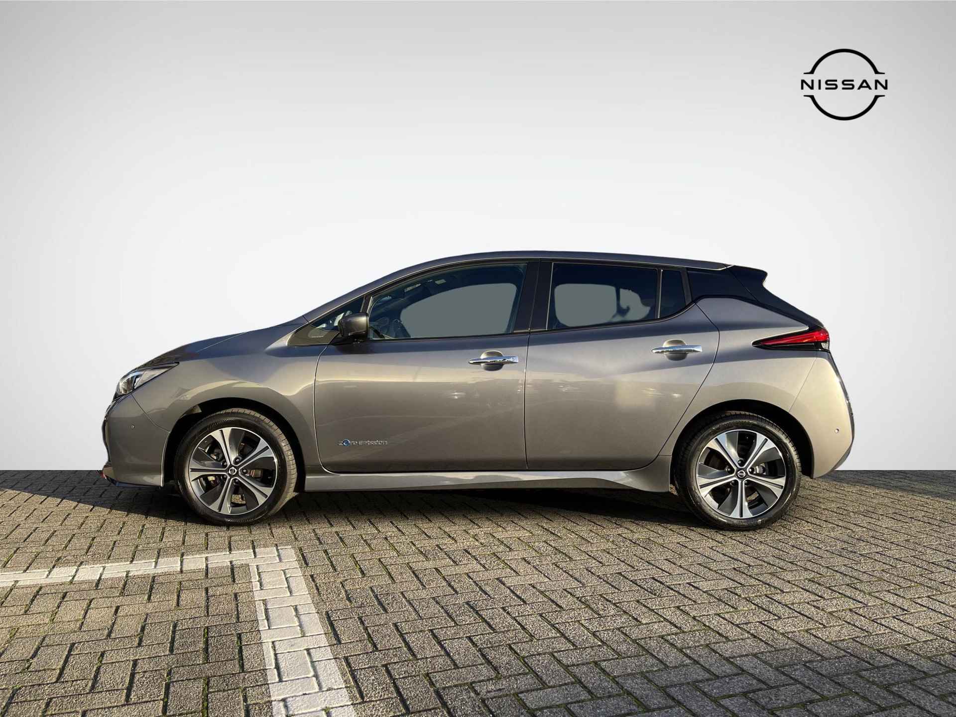 Nissan LEAF e+ Tekna 62 kWh ProPILOT | Adapt. Cruise Control | BOSE Audio | Stuur- + Stoelverwarming | Leder/Alcantara | Apple Carplay/Android Auto | Rijklaarprijs! - 6/27