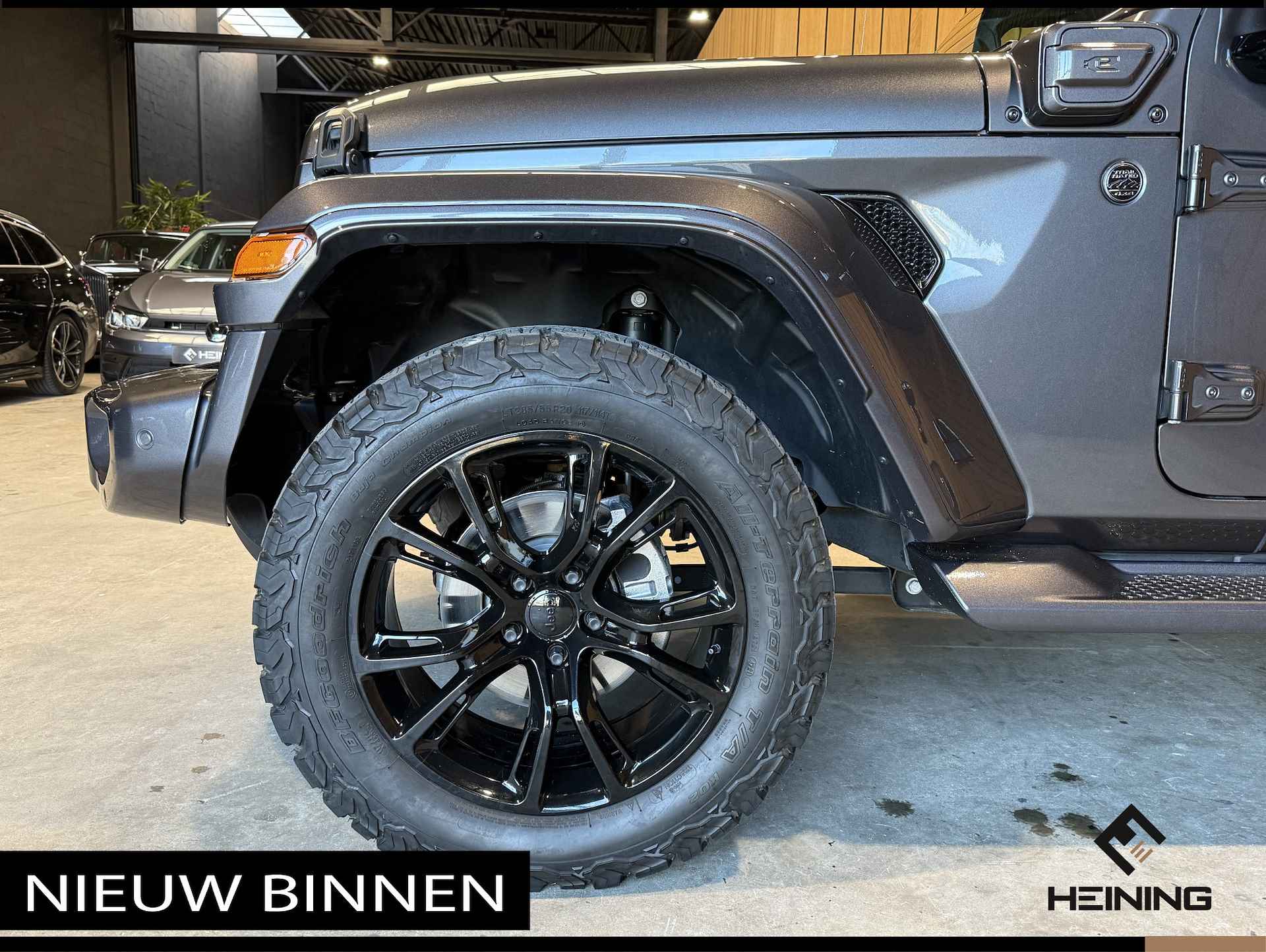 Jeep Wrangler Unlimited 4xe 380 Sahara. 20 inch. Leer. Navi. Hollandse auto met NAP - 4/56