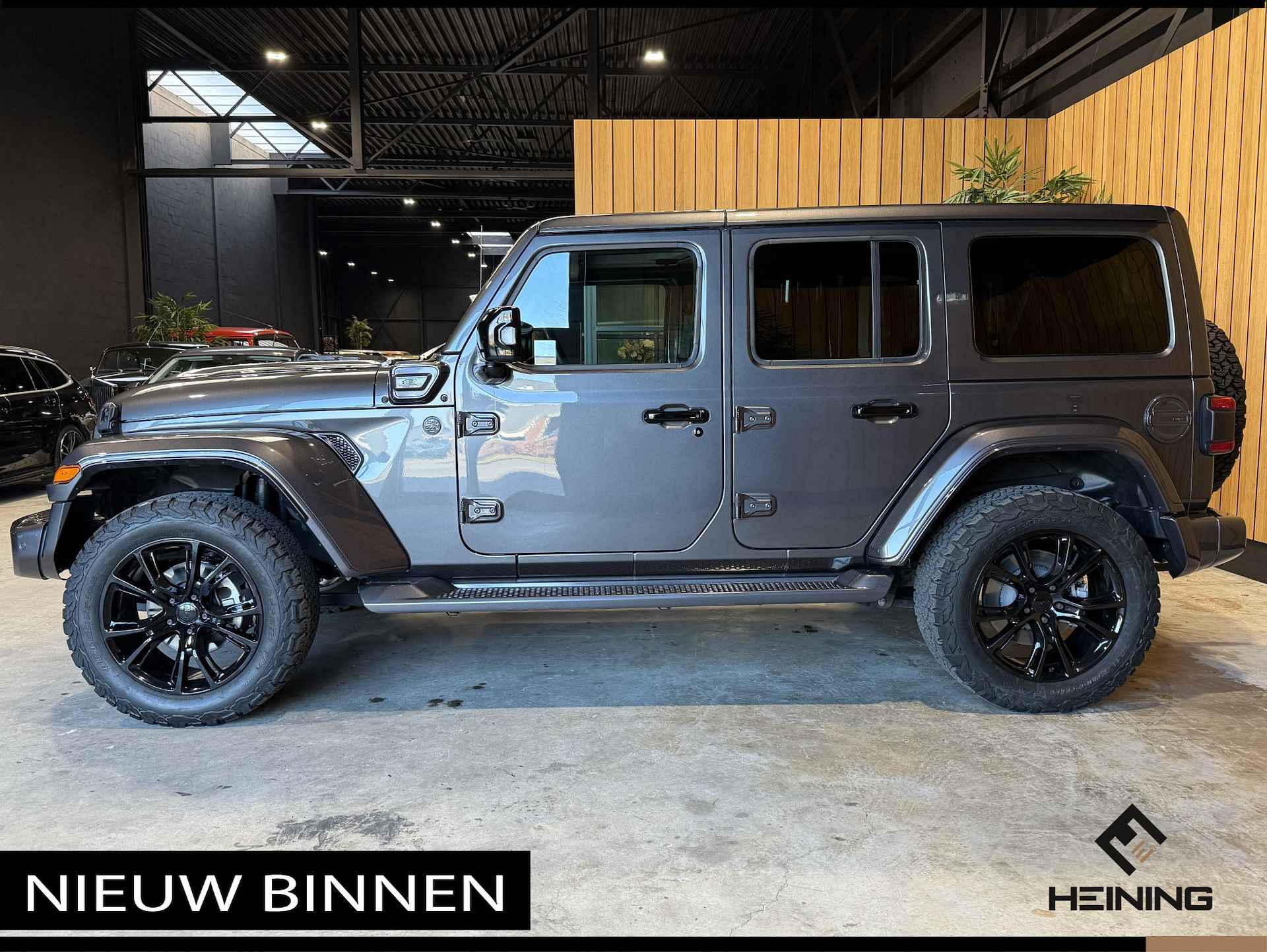 Jeep Wrangler Unlimited 4xe 380 Sahara. 20 inch. Leer. Navi. Hollandse auto met NAP - 5/56