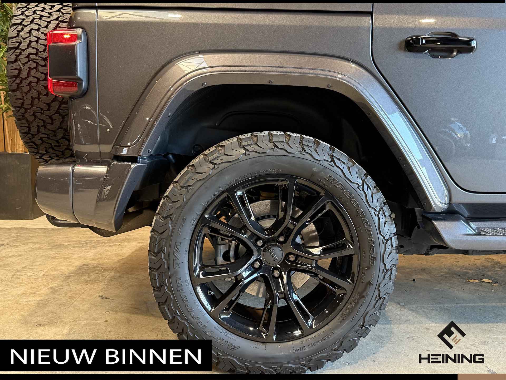 Jeep Wrangler Unlimited 4xe 380 Sahara. 20 inch. Leer. Navi. Hollandse auto met NAP - 48/56