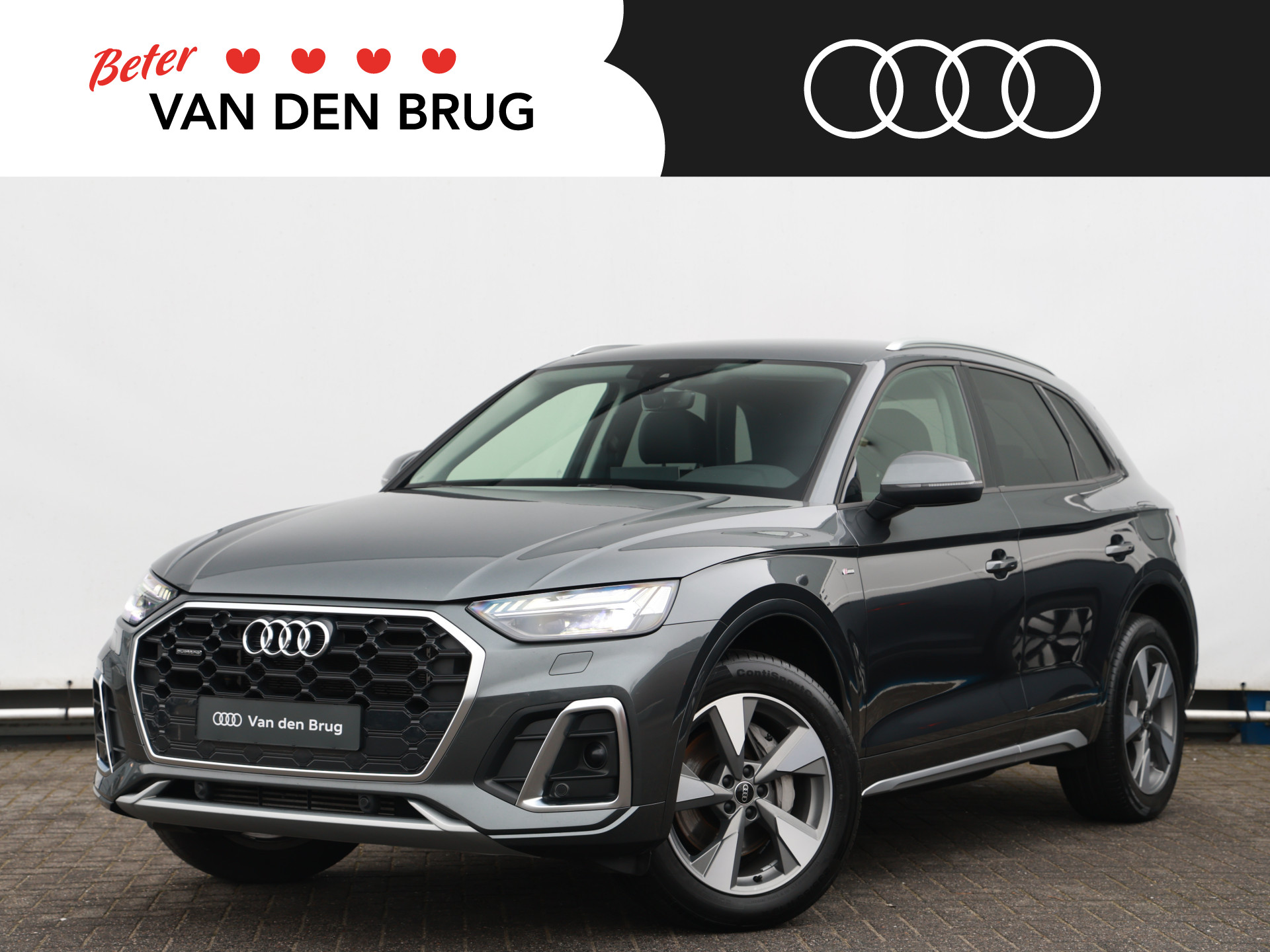 Audi Q5 55 TFSI e S edition 367pk | Adaptive Cruise | Dodehoek | Camera | Matrix LED | Apple carplay | Navi