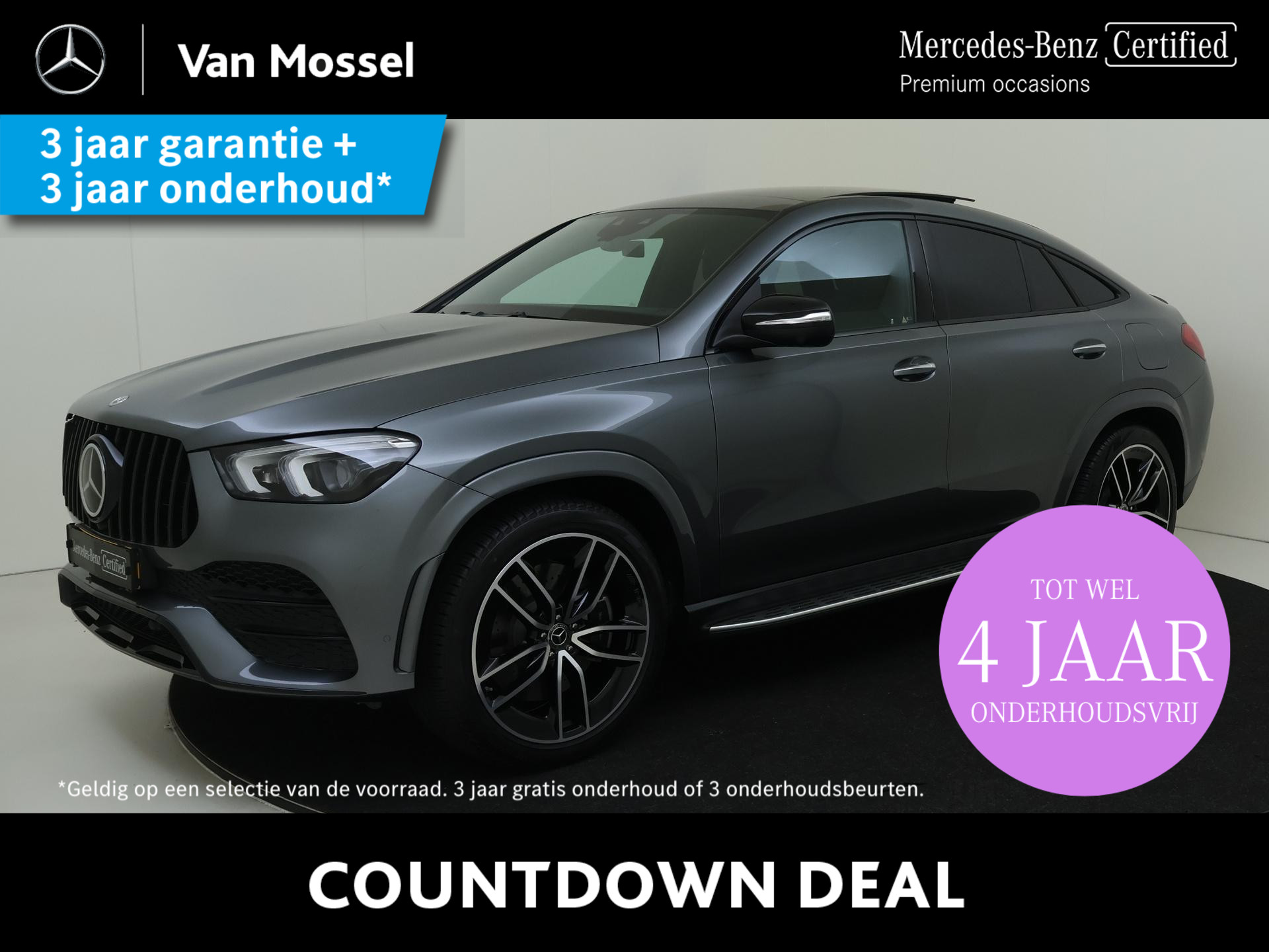 Mercedes-Benz GLE-klasse Coupé 350 e 4MATIC / AMG/ Premium Plus/ 22 inch/ Night/ Burmester/ AIRMATIC/ DISTRONIC