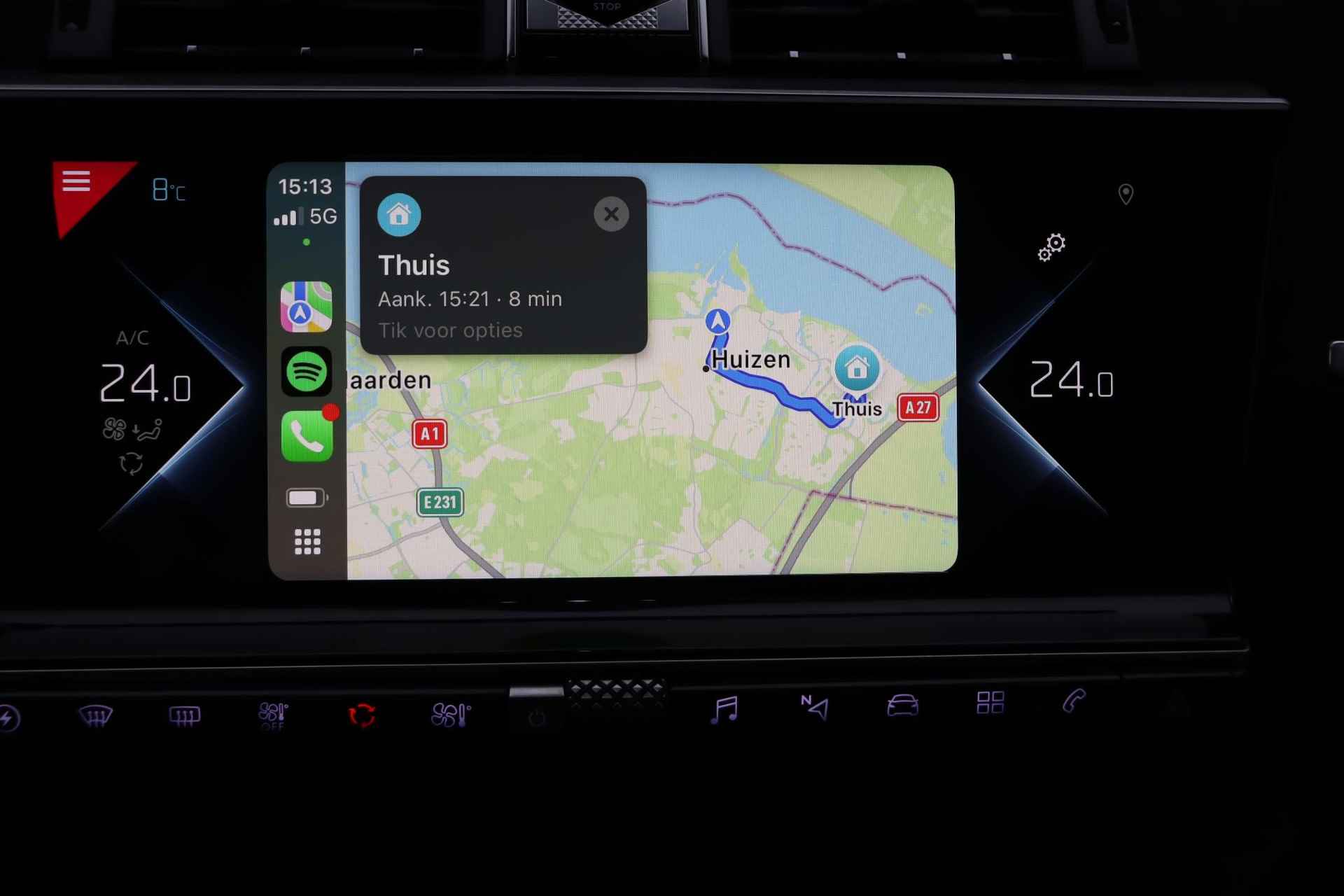 DS 7 Crossback E-Tense Performance Line 225PK Navigatie Camera Apple Carplay - 21/38