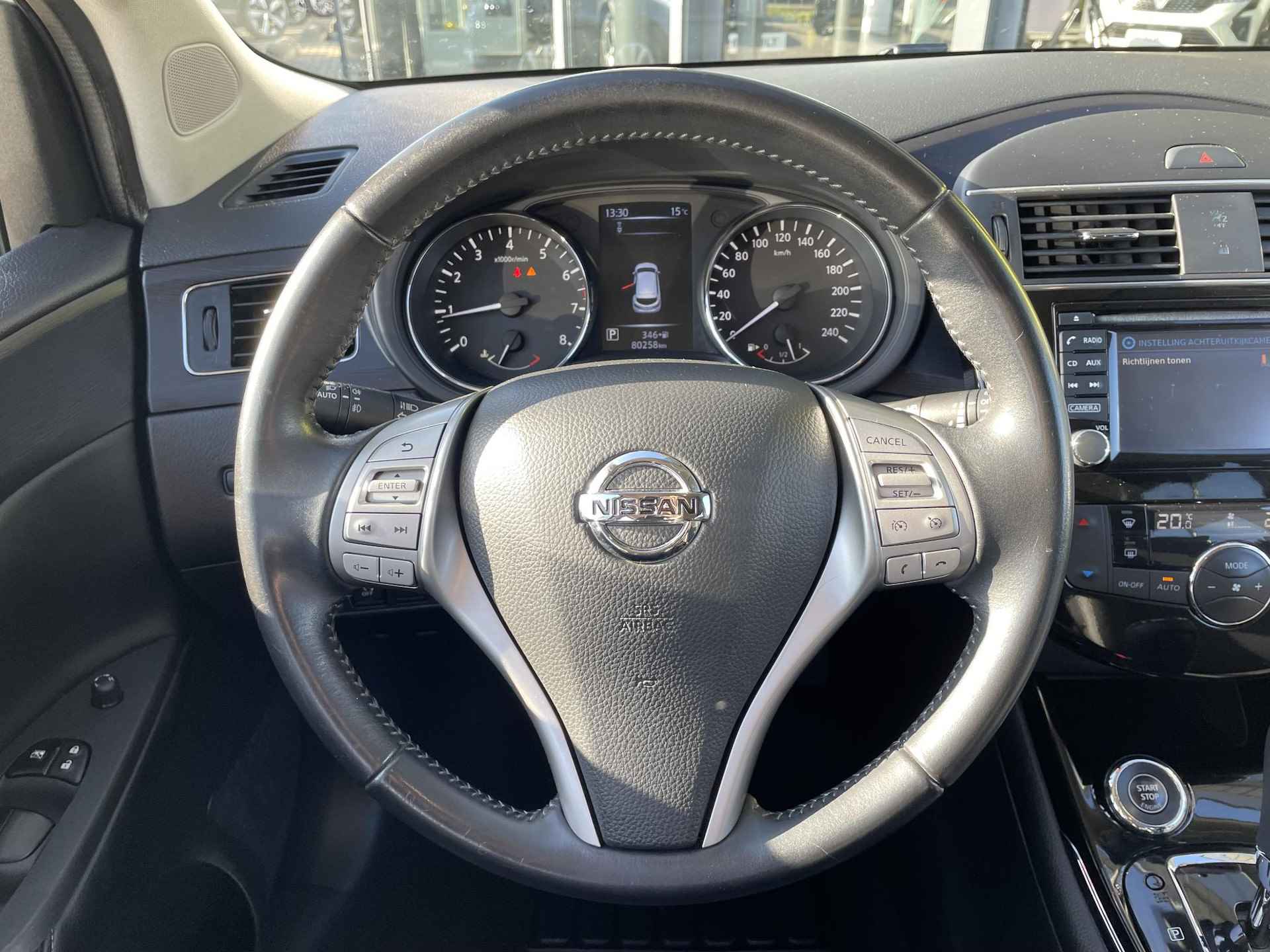 Nissan Pulsar 1.2 DIG-T N-Connecta Gereserveerd ! | Automaat | Climate Control | Lederen Bekleding | Lichtmetalen velgen | Navigatie | - 19/21