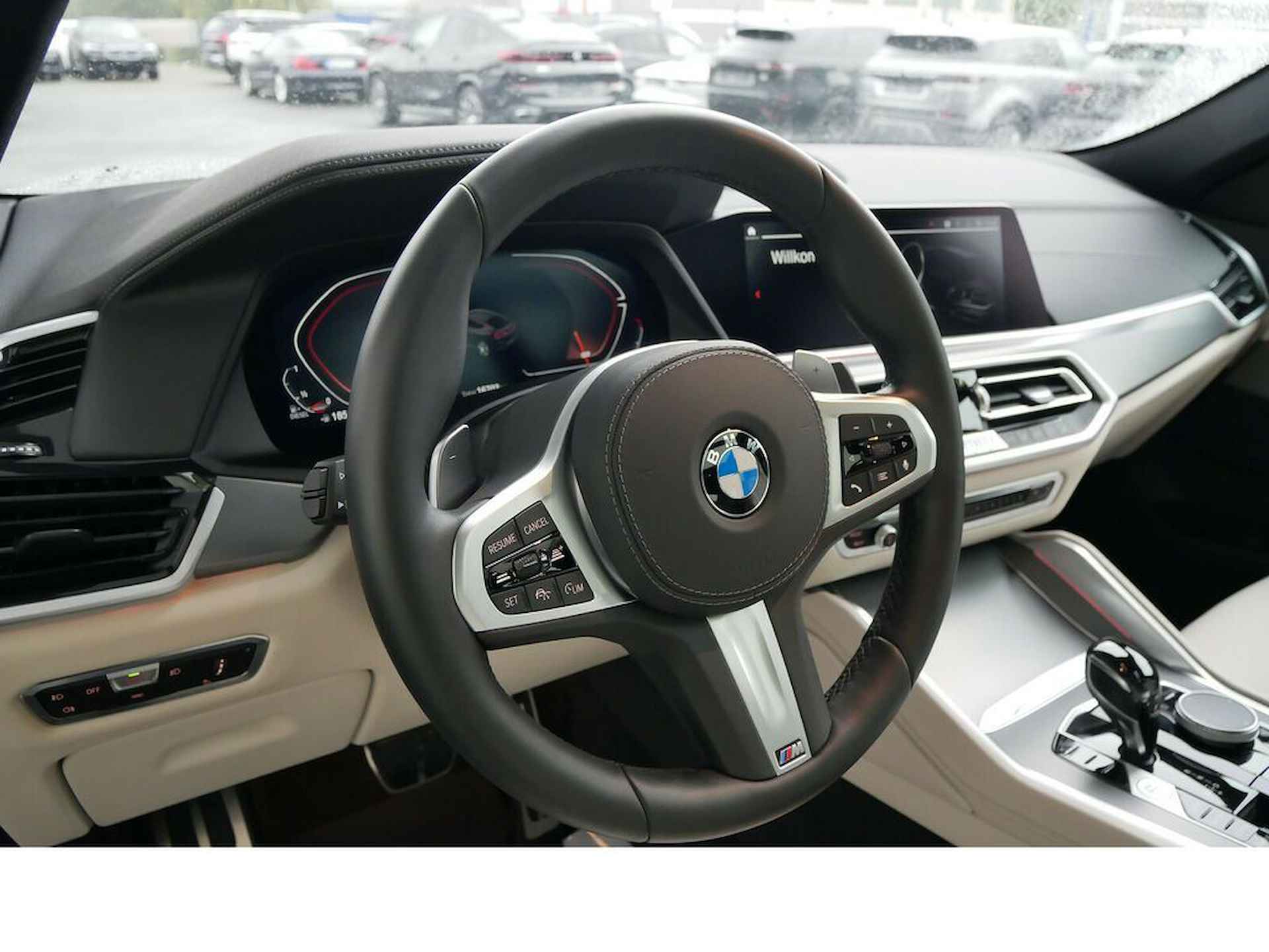 BMW X6 xDrive30d 286 PK M-Sport Panoramadak 20 Inch Live Cockpit Leder Beige - 11/14
