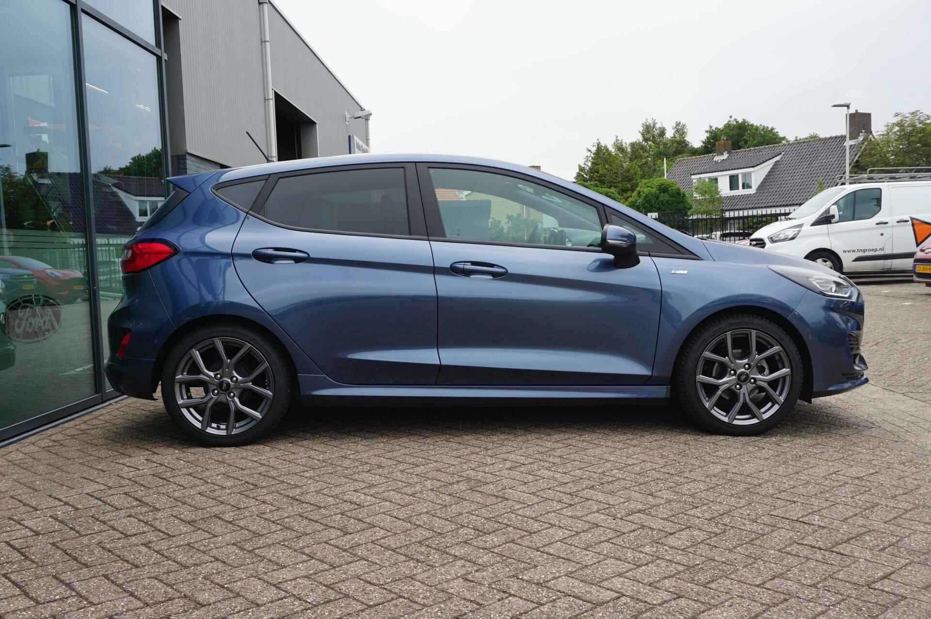 Ford Fiesta 1.0 EcoBoost ST-Line 100PK Winterpack Camera Adaptieve Cruise Climate Keyless Carplay-Navi Privacy Glass LED 17* Inch Velgen *Sportief* - 5/33