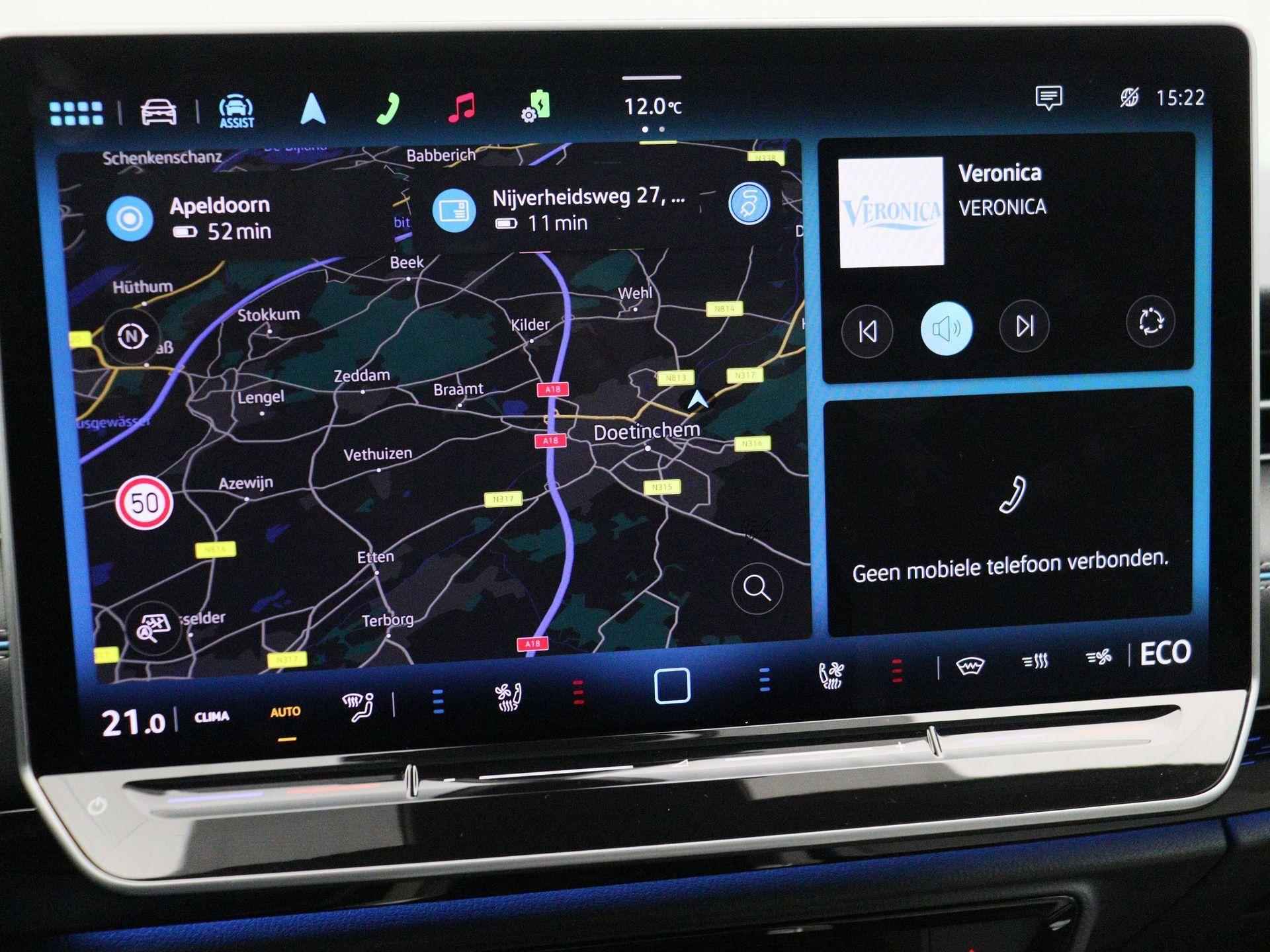 Volkswagen ID.7 Pro Business 286pk Automaat Trekhaak, Elektrische achterklep, LED matrix koplampen, Adaptive cruise control, 360 camera, Navigatie, Achteruitrijcamera, Panoramadak - 10/48