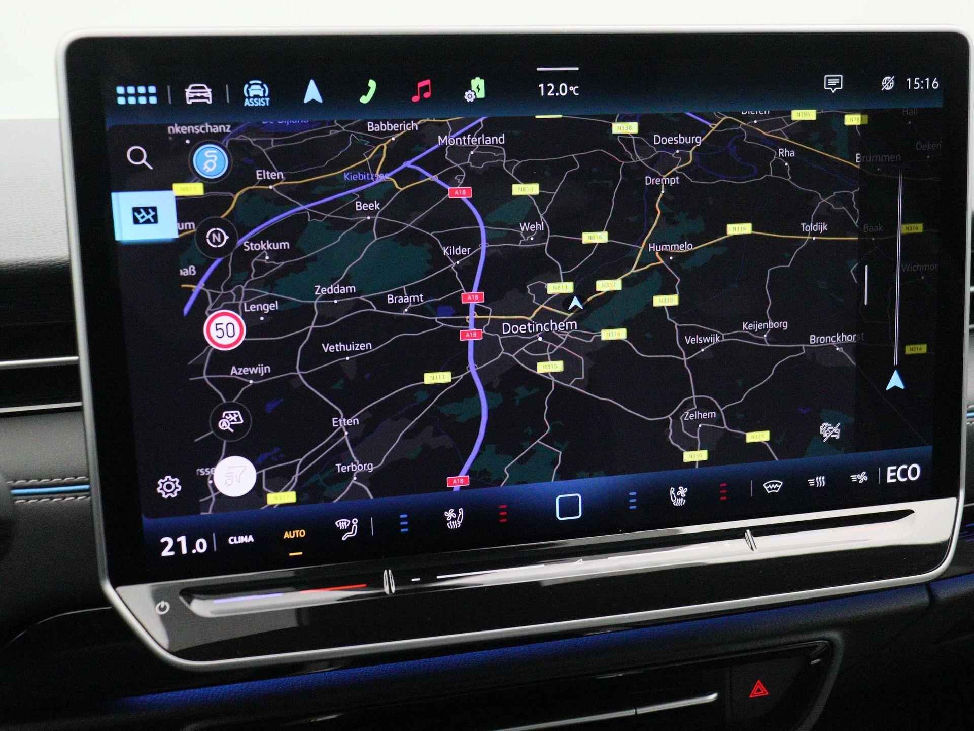 Volkswagen ID.7 Pro Business 286pk Automaat Trekhaak, Elektrische achterklep, LED matrix koplampen, Adaptive cruise control, 360 camera, Navigatie, Achteruitrijcamera, Panoramadak - 28/48