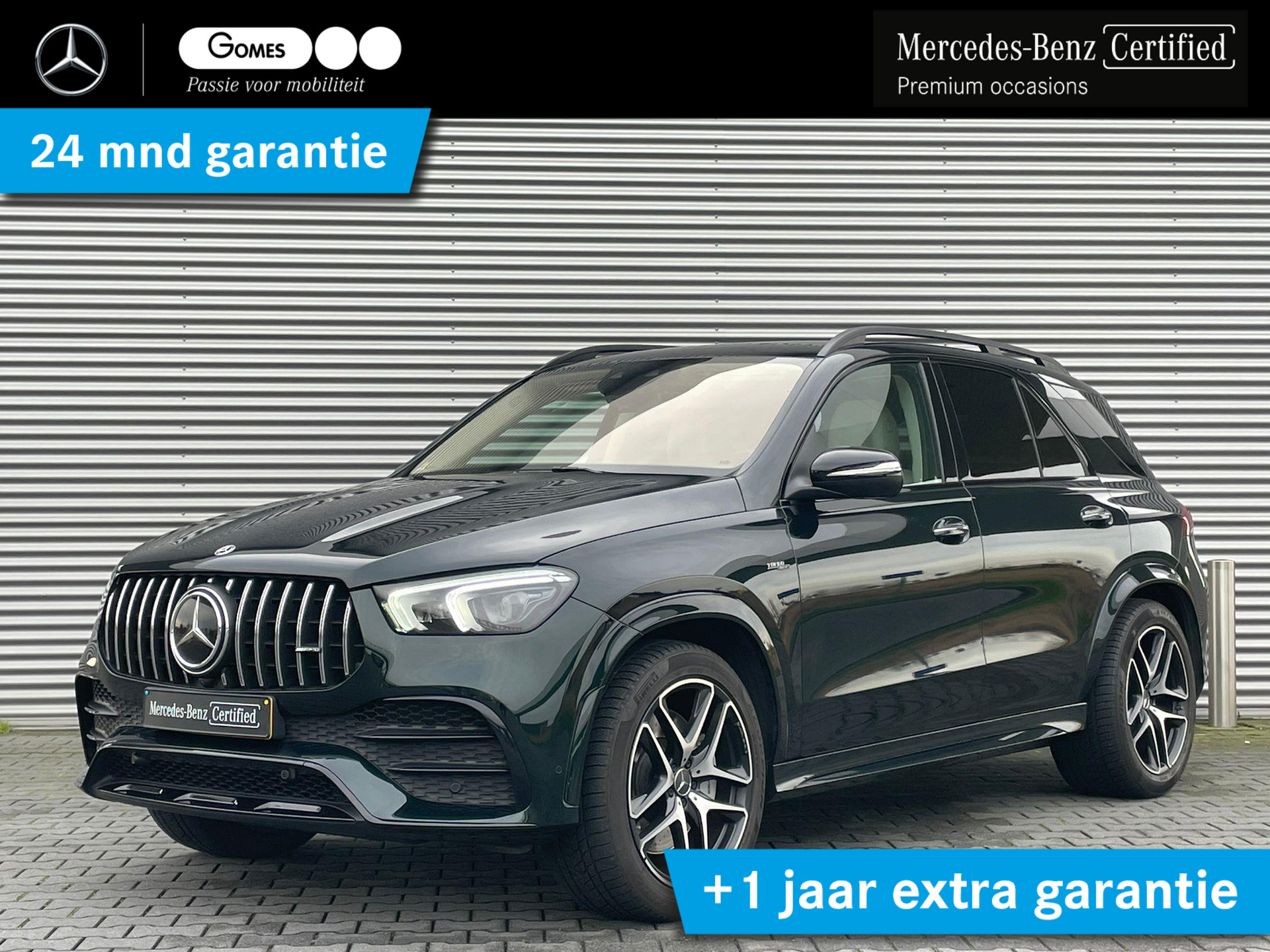 Mercedes-Benz GLE-klasse 53 AMG 4MATIC+ | Beige Leder | Panoramadak | BURMESTER | Entertainment achter | bij viaBOVAG.nl