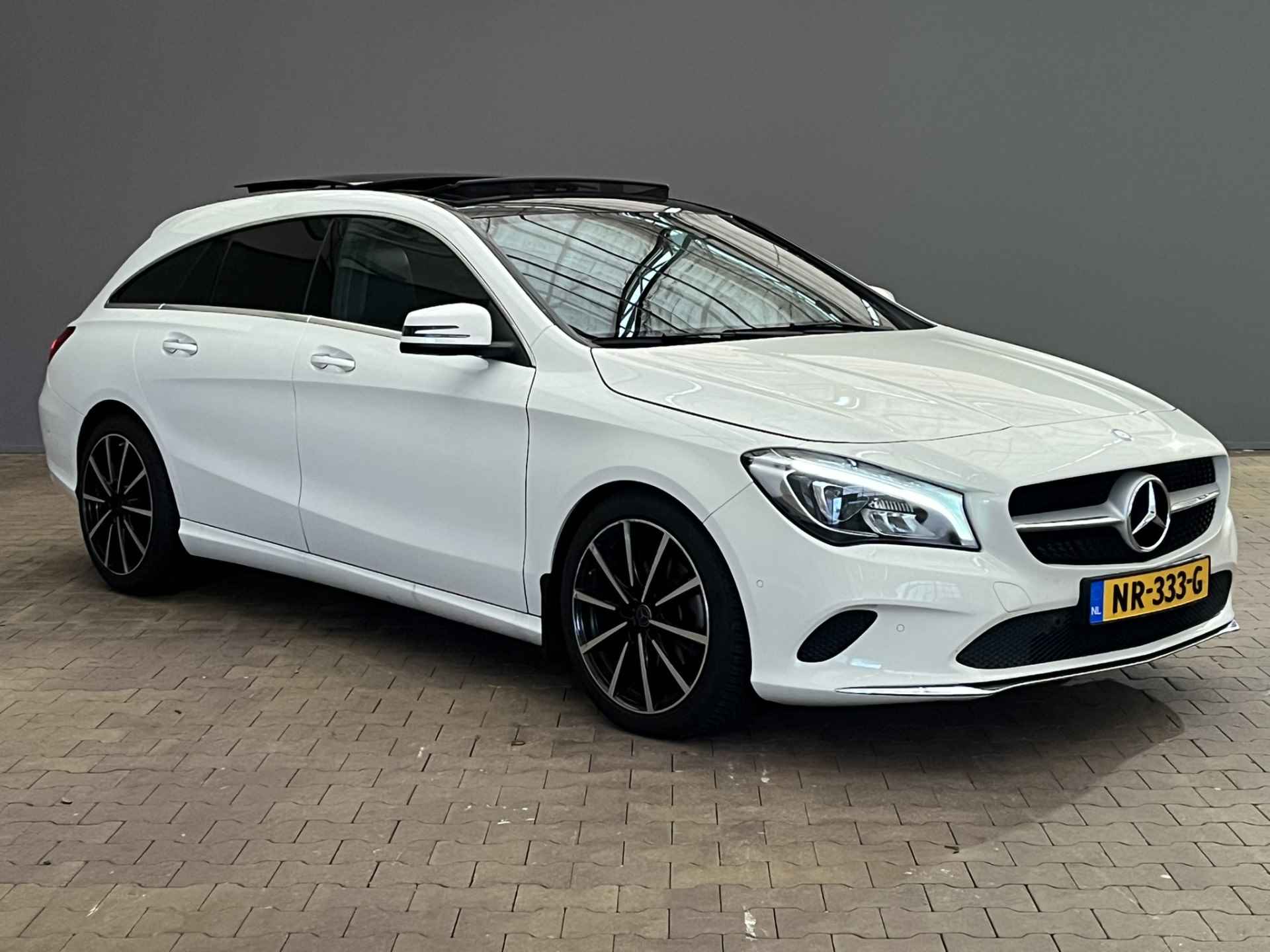 Mercedes-Benz CLA-Klasse Shooting Brake 180 Automaat | Panorama Dak | Parkeersensoren | 18" Lichtmetaal | Bluetooth | Leder/Stof - 16/42