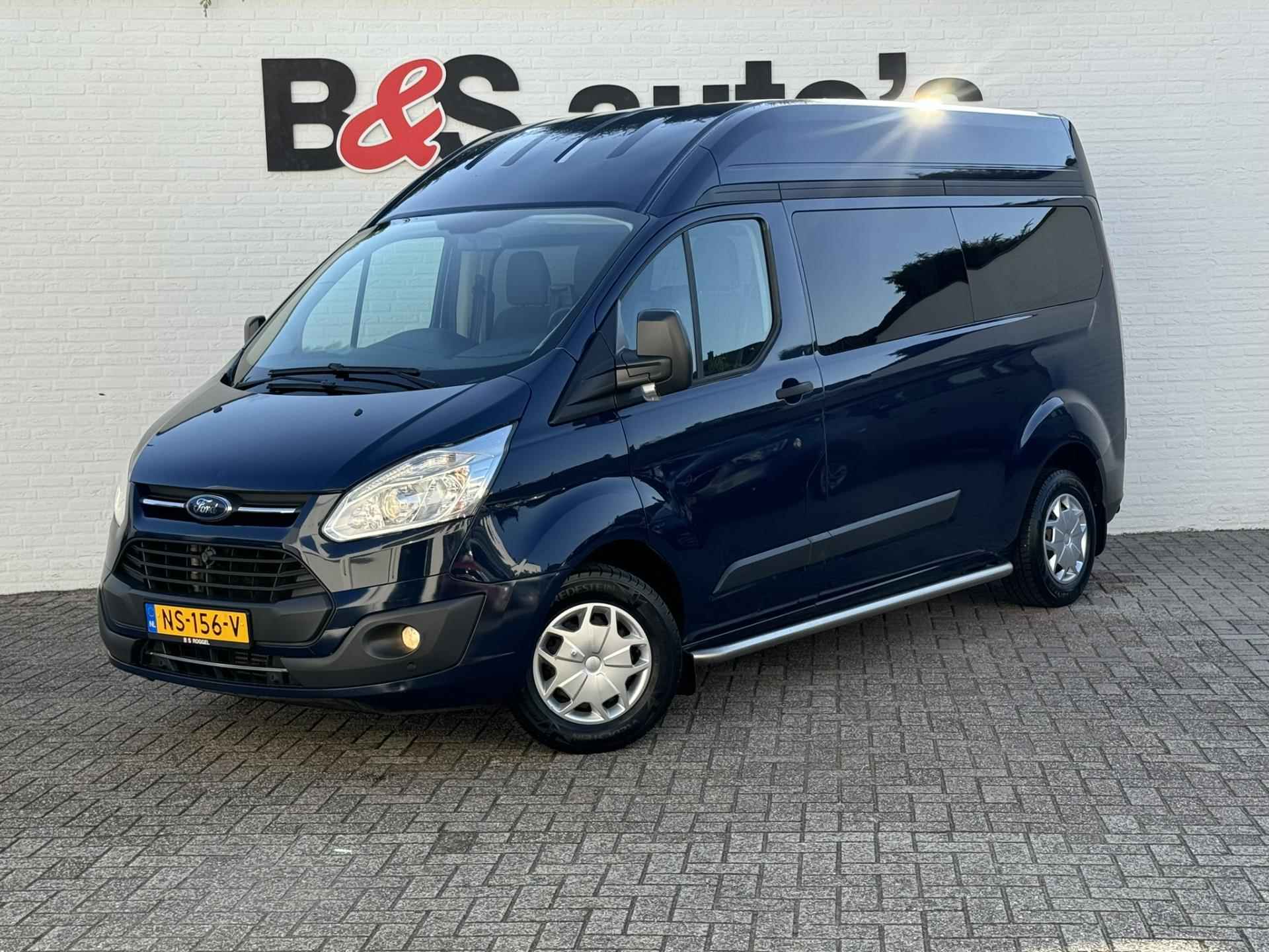 Ford Transit Custom 310 2.0 TDCI L2H2 Trend 9 Persoons incl BTW/BPM Airco Cruise Pdc v+a Trekhaak - 1/45