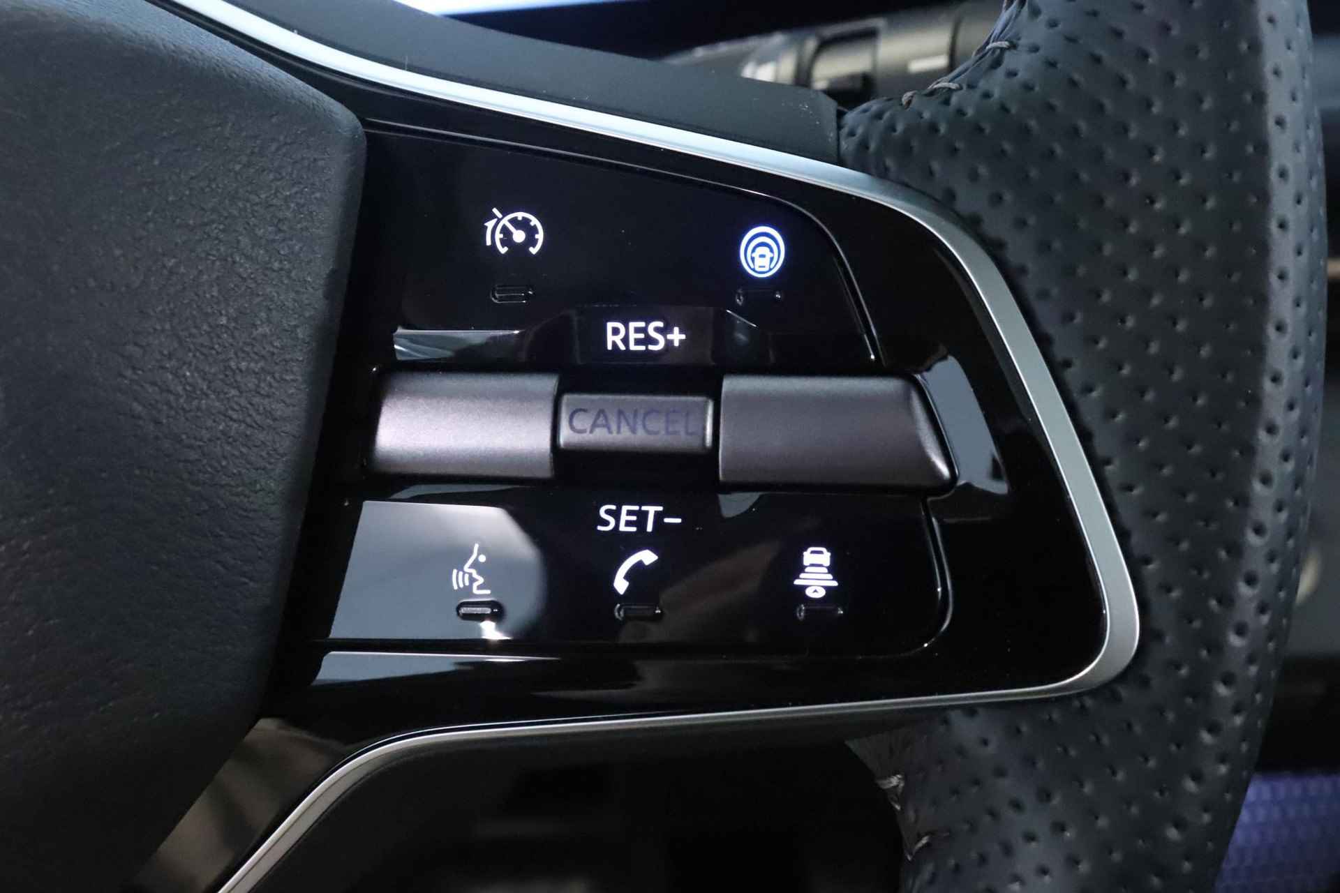 Nissan Ariya 91 kWh Evolve Clima Navi Open Dak 20"LMV Nappa Leder Stoelverw Adapt Cruise BleuTooth Apple Carplay LED PDC v+a 360 Camera 100% ELEKTRISCH - 19/27