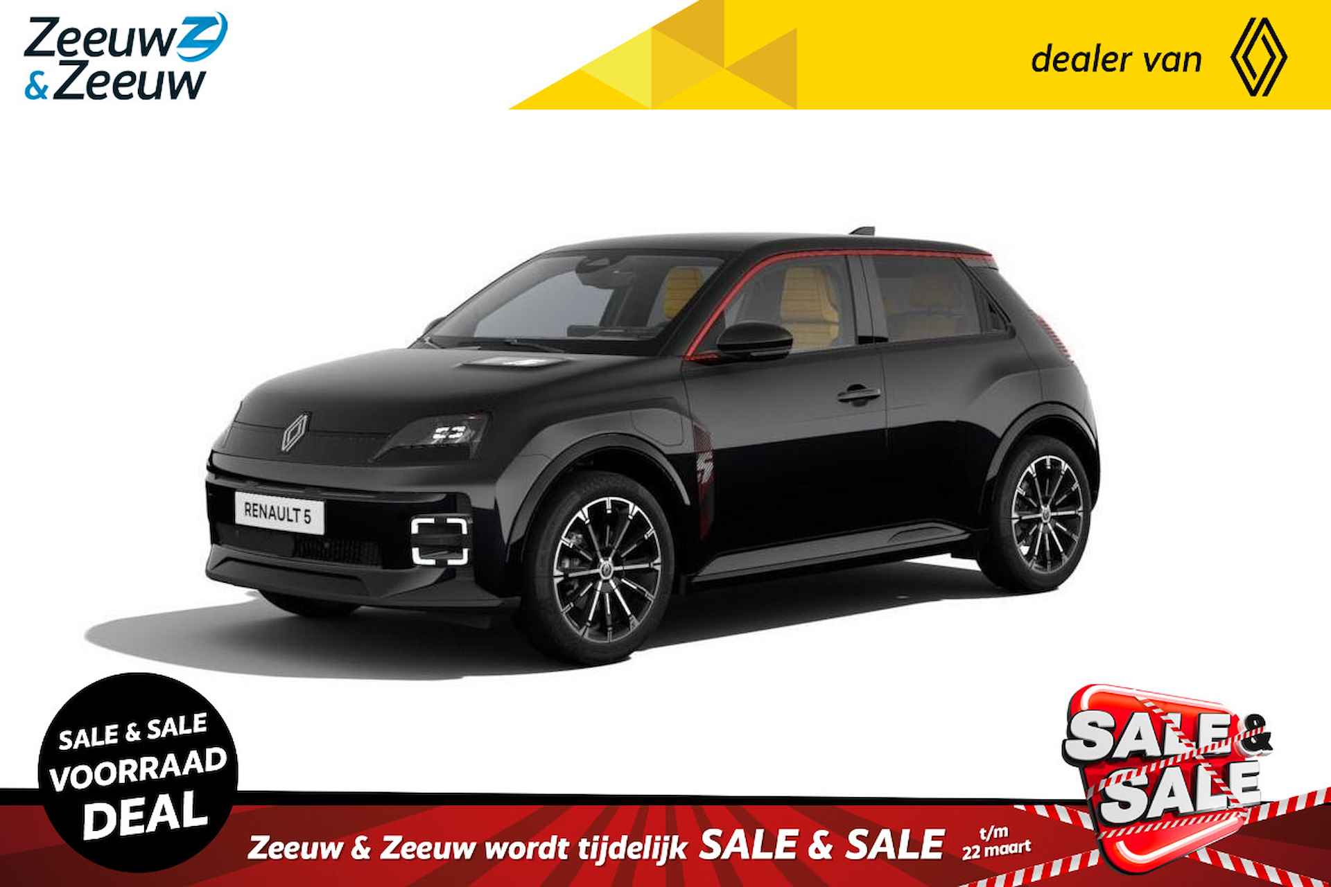 Renault 5 (ANWB Private lease actie vanaf € 389,-) urban range iconic cinq 40 kWh | Auto van het Jaar 2025 | Wij maken graag een Private Lease offerte op maat voor u!