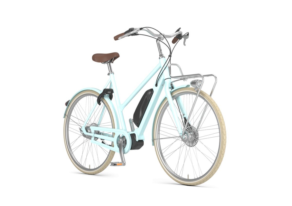 UNION E-Flow dames 418Wh DEMO (20 km) Dames Pale Blue Glans 53cm 2023