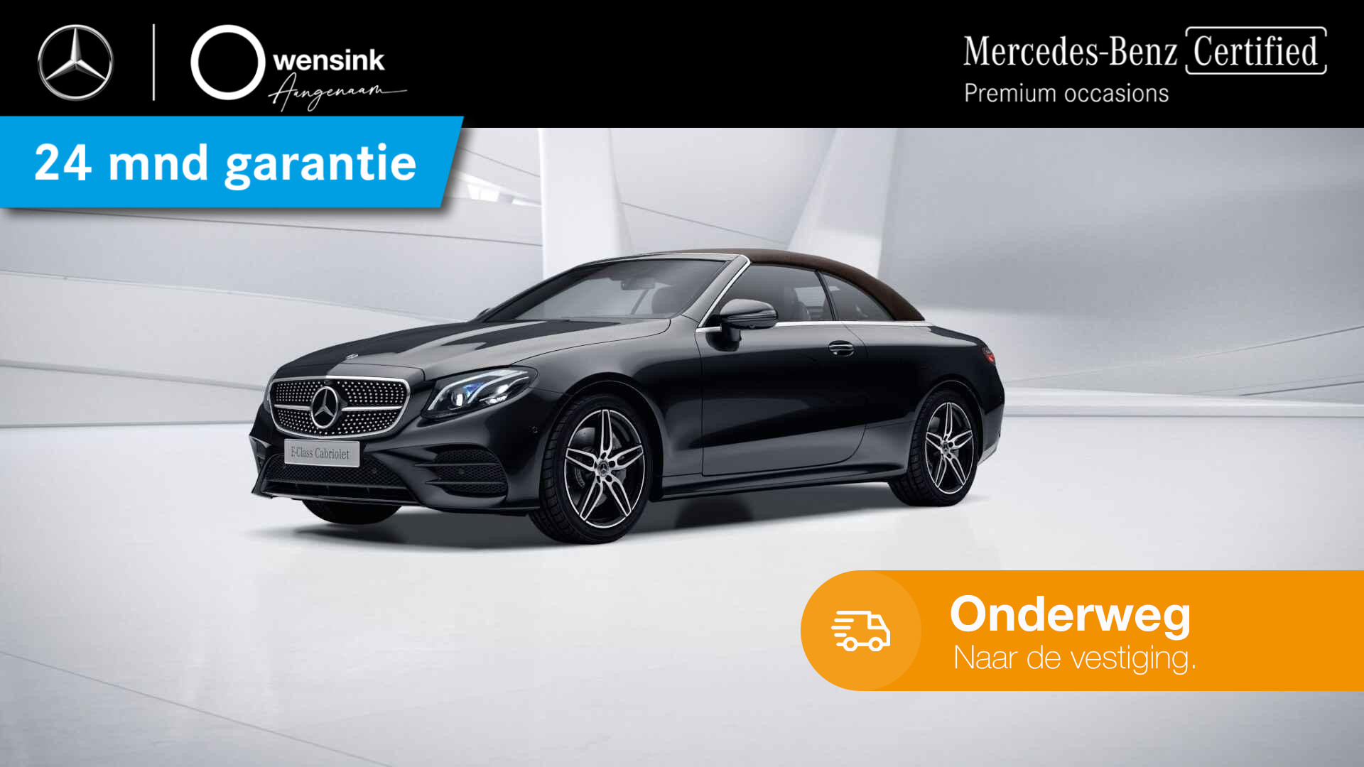 Mercedes-Benz E-klasse Cabrio 450 4MATIC | AMG | Memory | Multibeam | Sfeerverlichting | Trekhaak | Stoelverwarming |