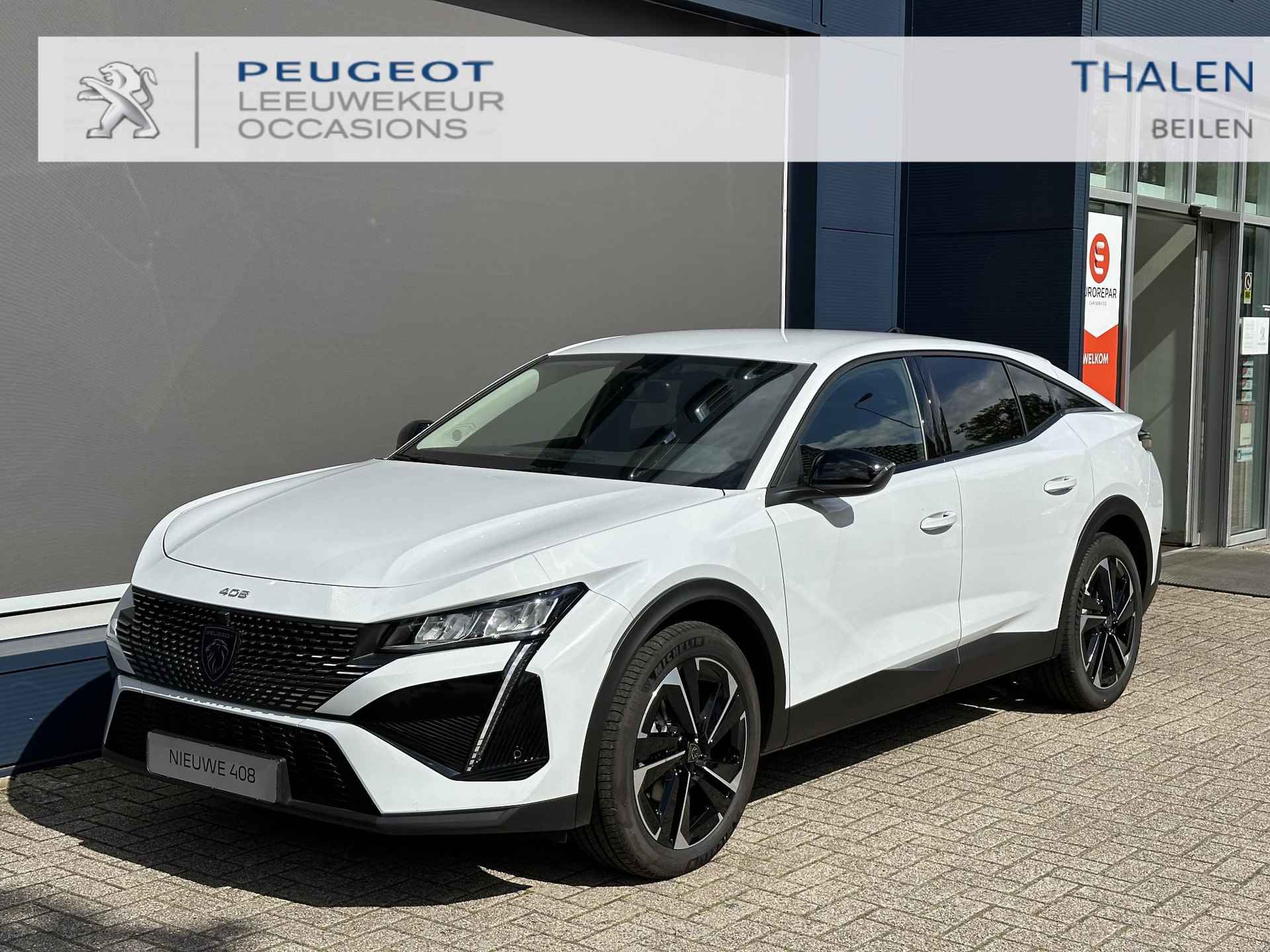 Peugeot 408 1.2 Turbo 130 PK Allure EAT8 Automaat | € 4000 DEMO Voordeel | 19 INCH Velgen | Navigatie | Climate Control | Camera | Dode Hoek Detectie | Keyless Entry | Half Lederen Bekleding | 2024 auto | LED Verlichting | Stoelverwarming | Cruise Control | - 1/54