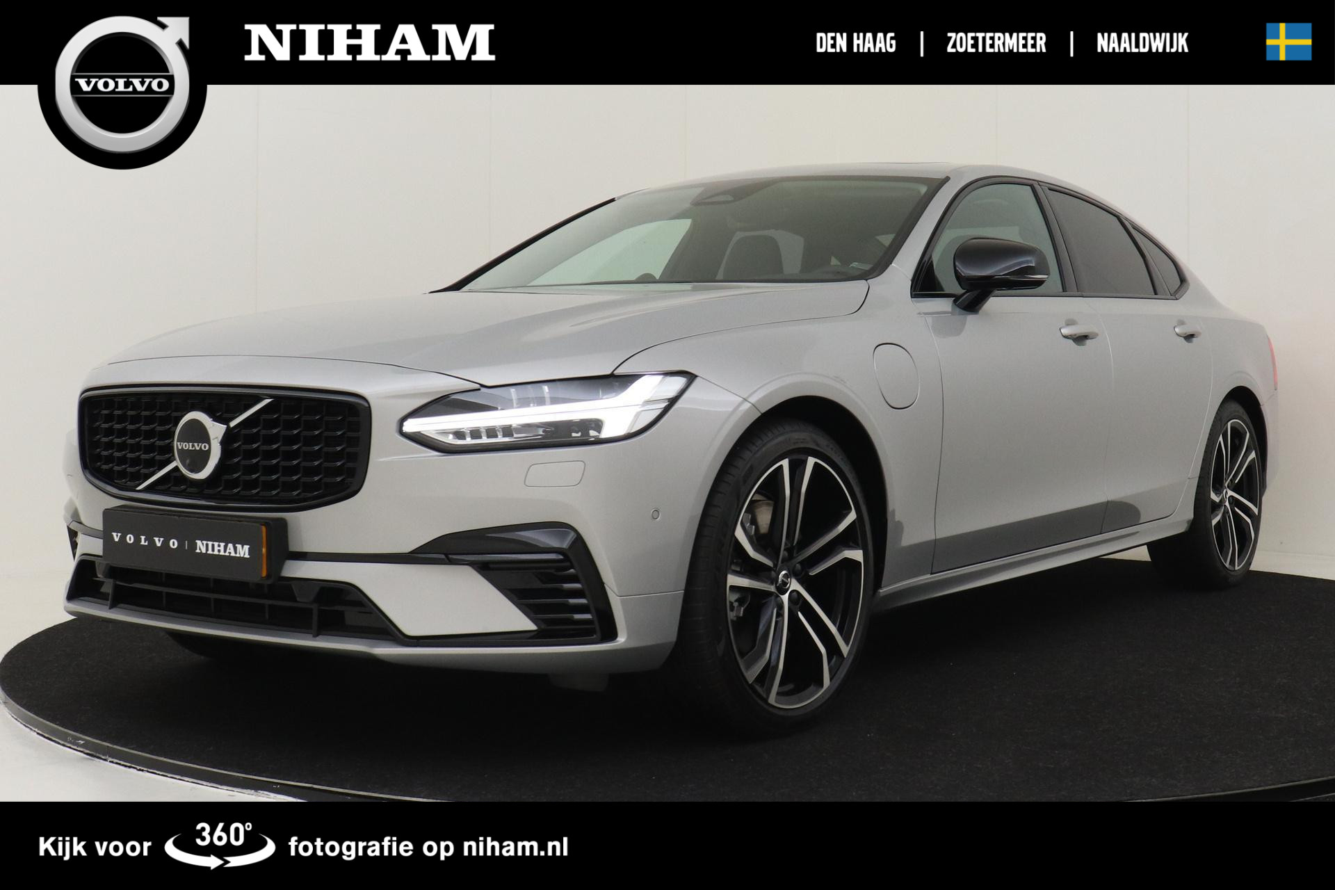 Volvo S90 T8 AWD ULTIMATE DARK *FULL OPTIONS!* -PANO.DAK|LUCHTVERING|B&W-AUDIO|GEVENT.LEDER+MASSAGE|20"