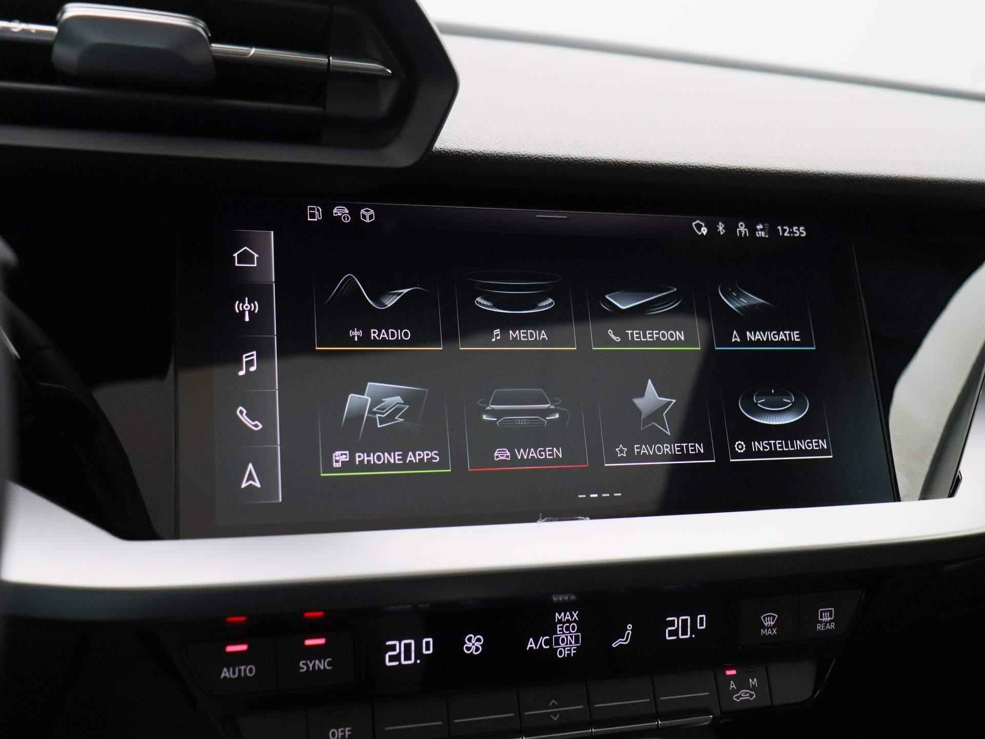 Audi A3 Sportback 40 TFSI e Advanced edition 204 PK | Automaat | Navigatie | Camera | Panoramadak | Cruise Control | Climate Control | Parkeersensoren | Virtual Cockpit | LED | Lichtmetalen velgen | Privacy glass | - 32/46