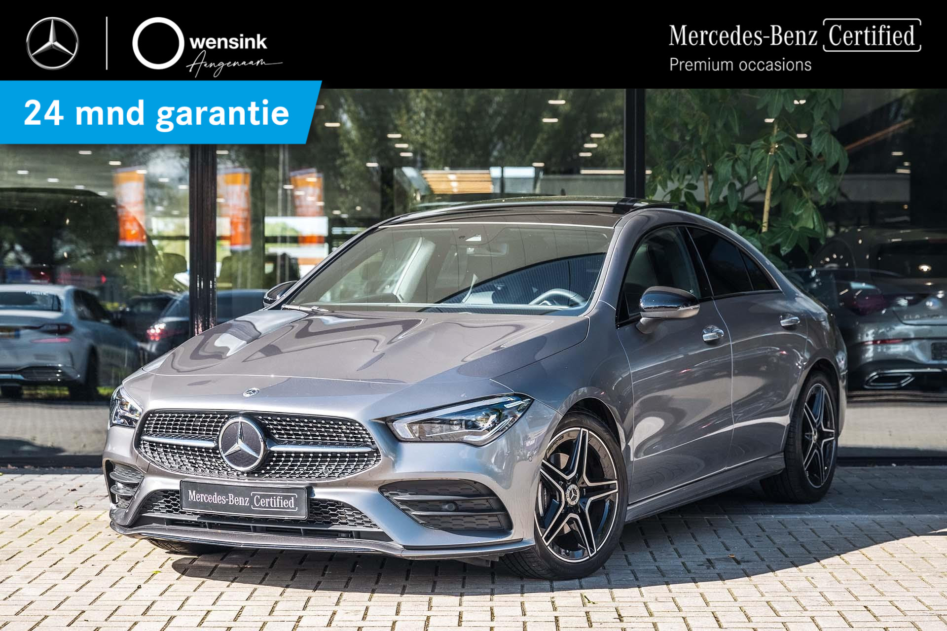 Mercedes-Benz CLA-klasse 180 Business Solution AMG | Panorama-schuifdak | Sfeerverlichting | KEYLESS GO | Stoelverwarming | Achteruitrijcamera bij viaBOVAG.nl
