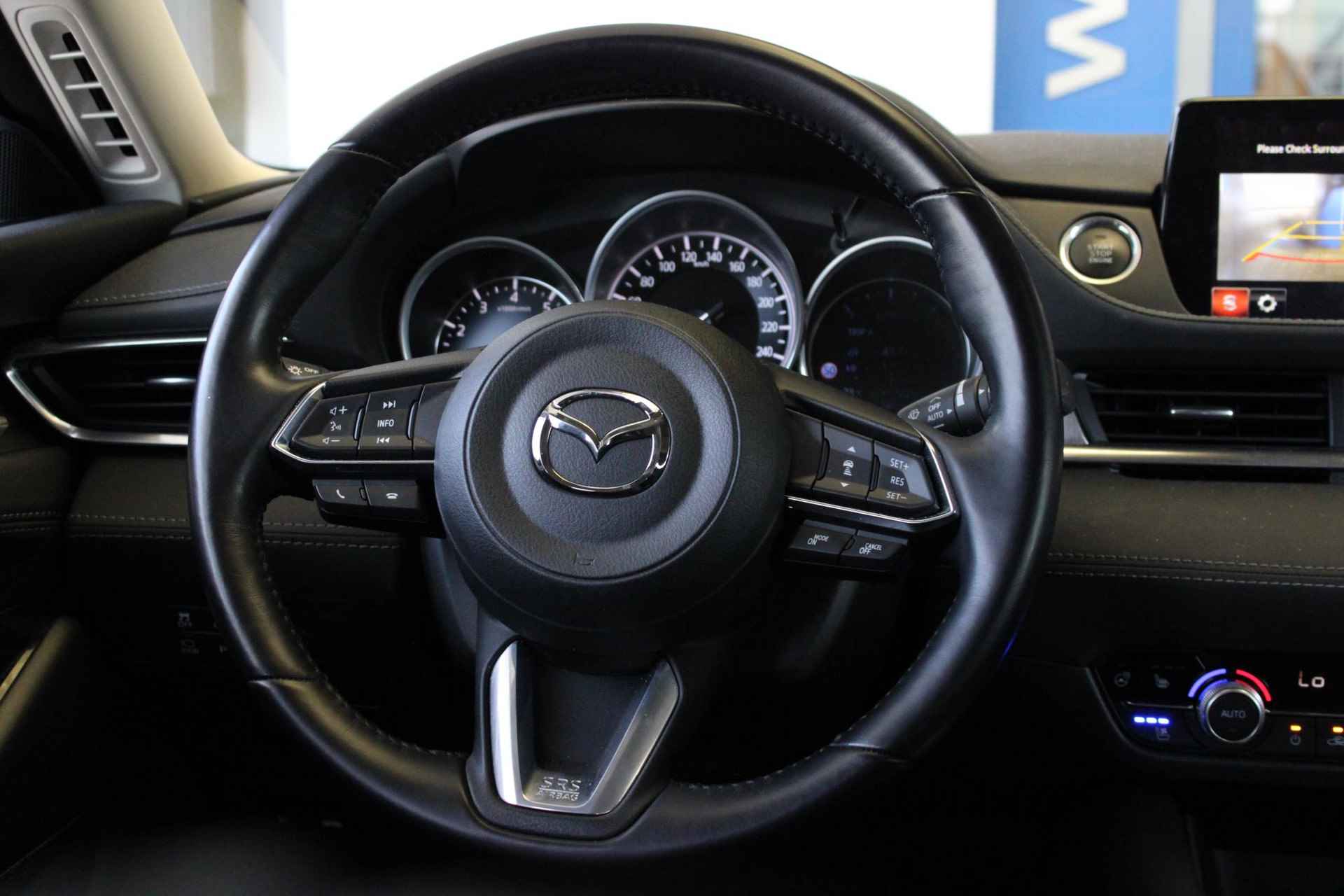 Mazda 6 Sportbreak 2.0 SkyActiv-G 165 Business Automaat! | | Xenon verlichting | Trekhaak | Lederen bekleding | Stoelverwarming | Stoel Ventilatie voor | - 13/42