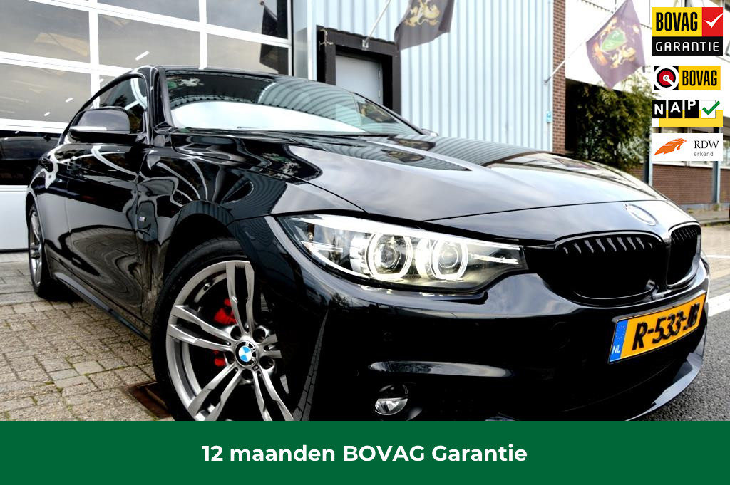 BMW 4-serie Gran Coupé 420i High M-Sport CAM/S18/NAVI/LEER bij viaBOVAG.nl