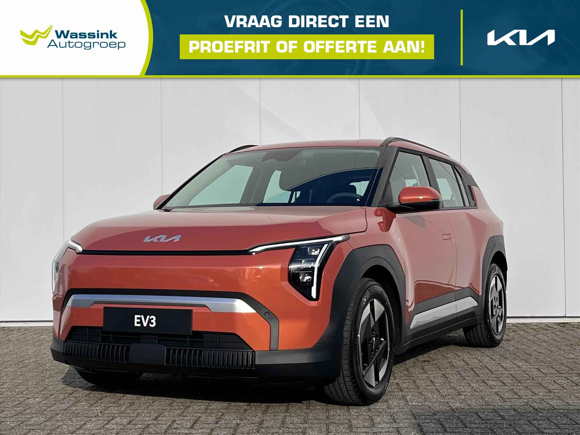 Kia Ev3 58,3 kWh 204pk Air | Automaat | Sensoren Voor & Achter | Camera Achter | Adaptive Cruise Control | Lane Keeping | Climate Control | LED |