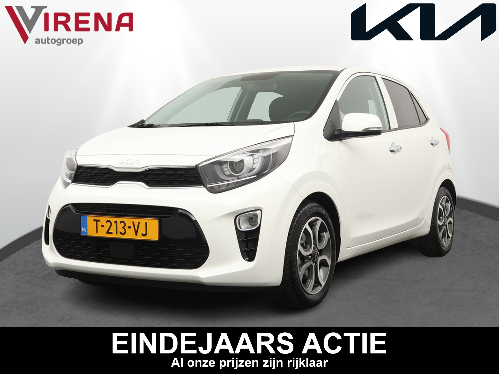 Kia Picanto 1.0 DPi DynamicPlusLine - Navigatie - Apple Carplay - Cruise control - Electronic climate control - Autonomous Emergency braking - Fabrieksgarantie Tot 2030