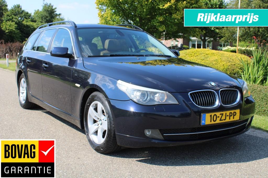 BMW 5-serie 523i 190pk High Executive automaat ECC/navi/leer/xenon/panodak