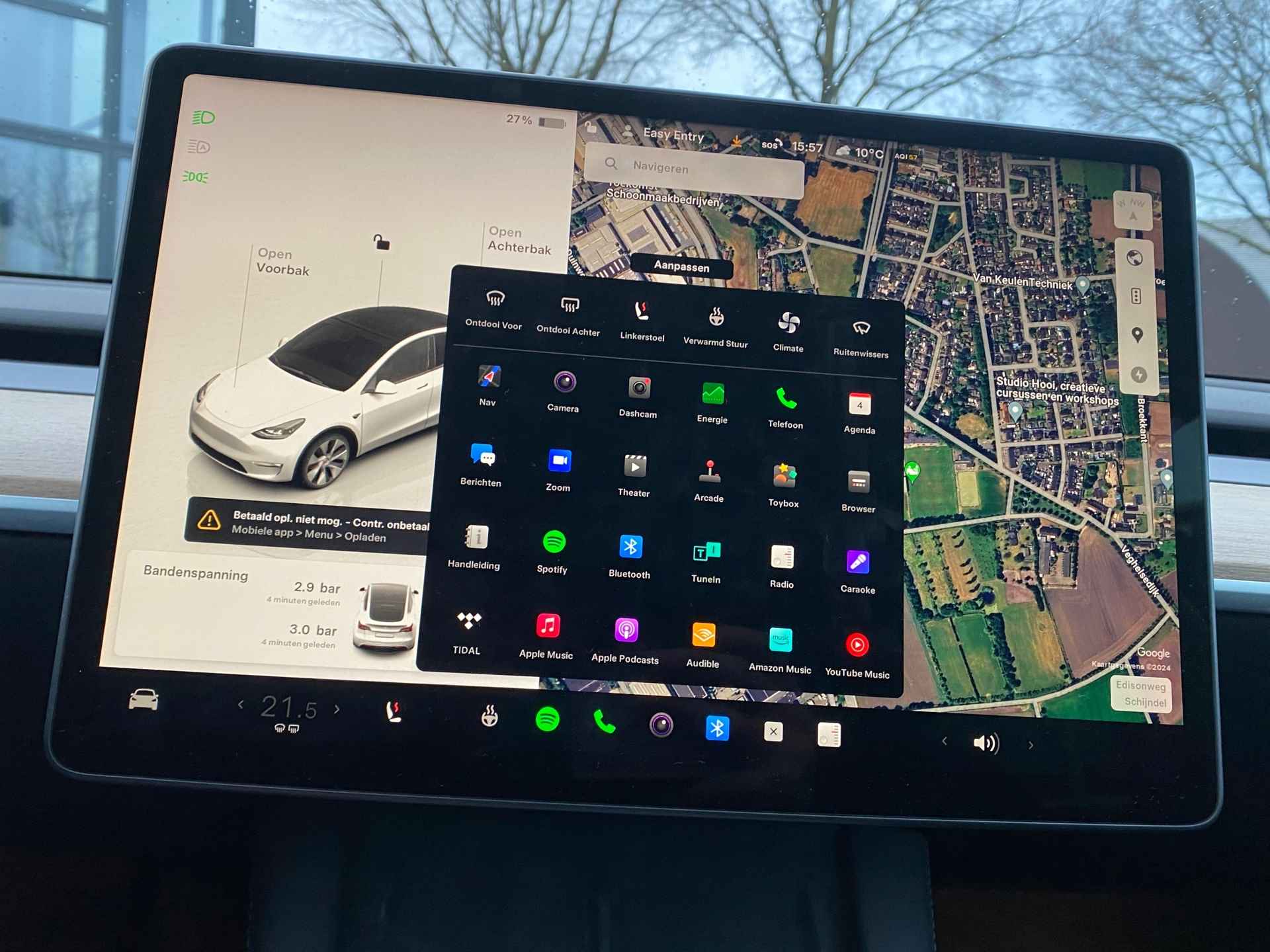 Tesla Model Y Long Range AWD 75 kWh VAN 38.900 VOOR 35.877 EINDEJAARSVOORDEEL 3.023,- | AUTOPILOT | LEDER | PANO | ELEK. KOFFER - 22/40