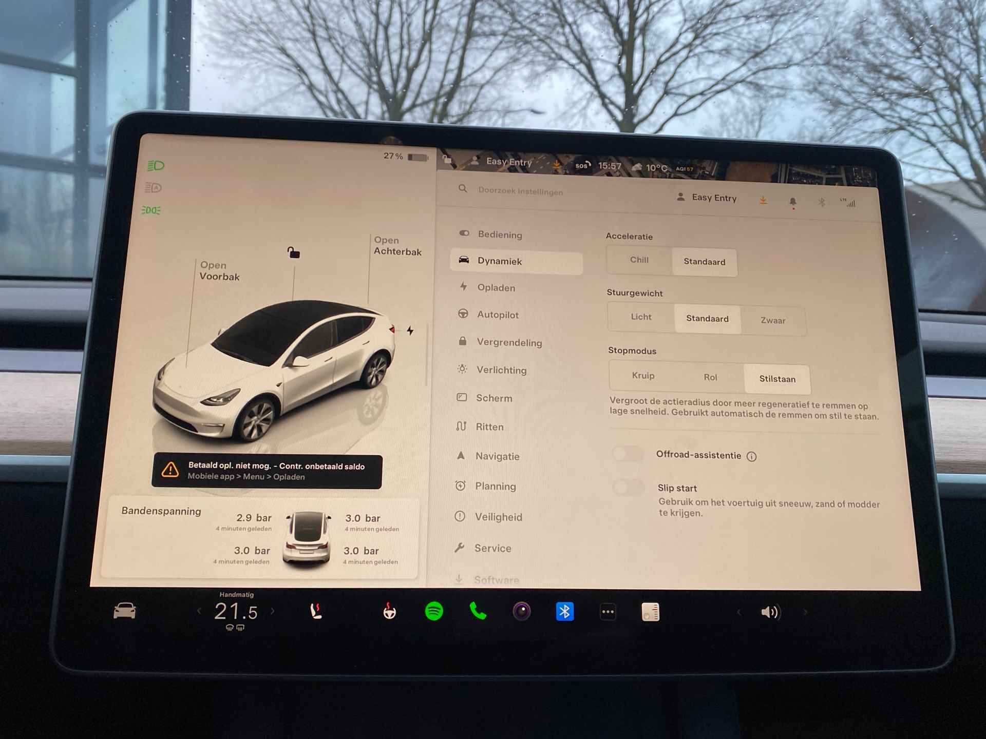 Tesla Model Y Long Range AWD 75 kWh VAN 38.900 VOOR 35.877 EINDEJAARSVOORDEEL 3.023,- | AUTOPILOT | LEDER | PANO | ELEK. KOFFER - 27/40