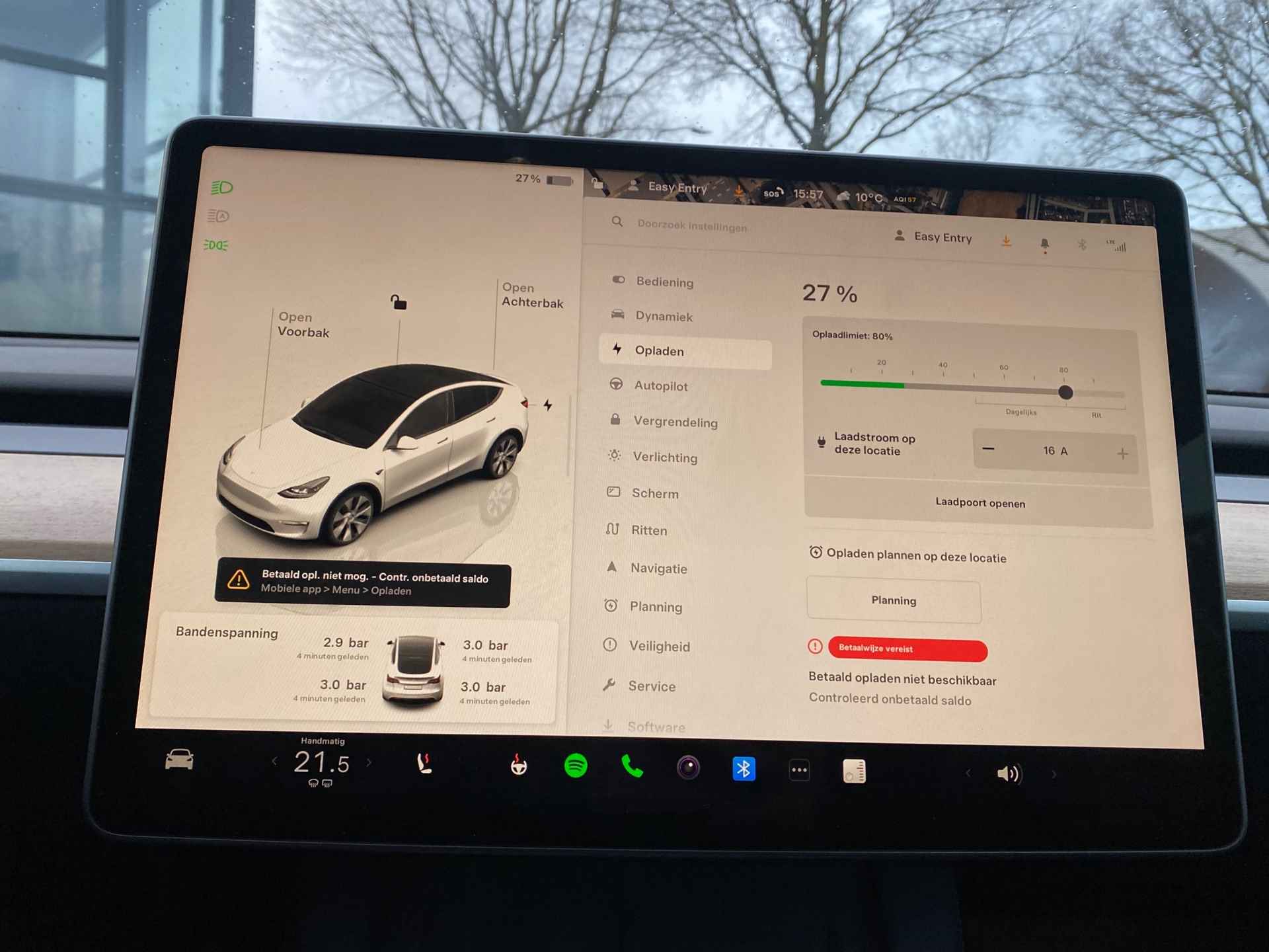 Tesla Model Y Long Range AWD 75 kWh VAN 38.900 VOOR 35.877 EINDEJAARSVOORDEEL 3.023,- | AUTOPILOT | LEDER | PANO | ELEK. KOFFER - 28/40