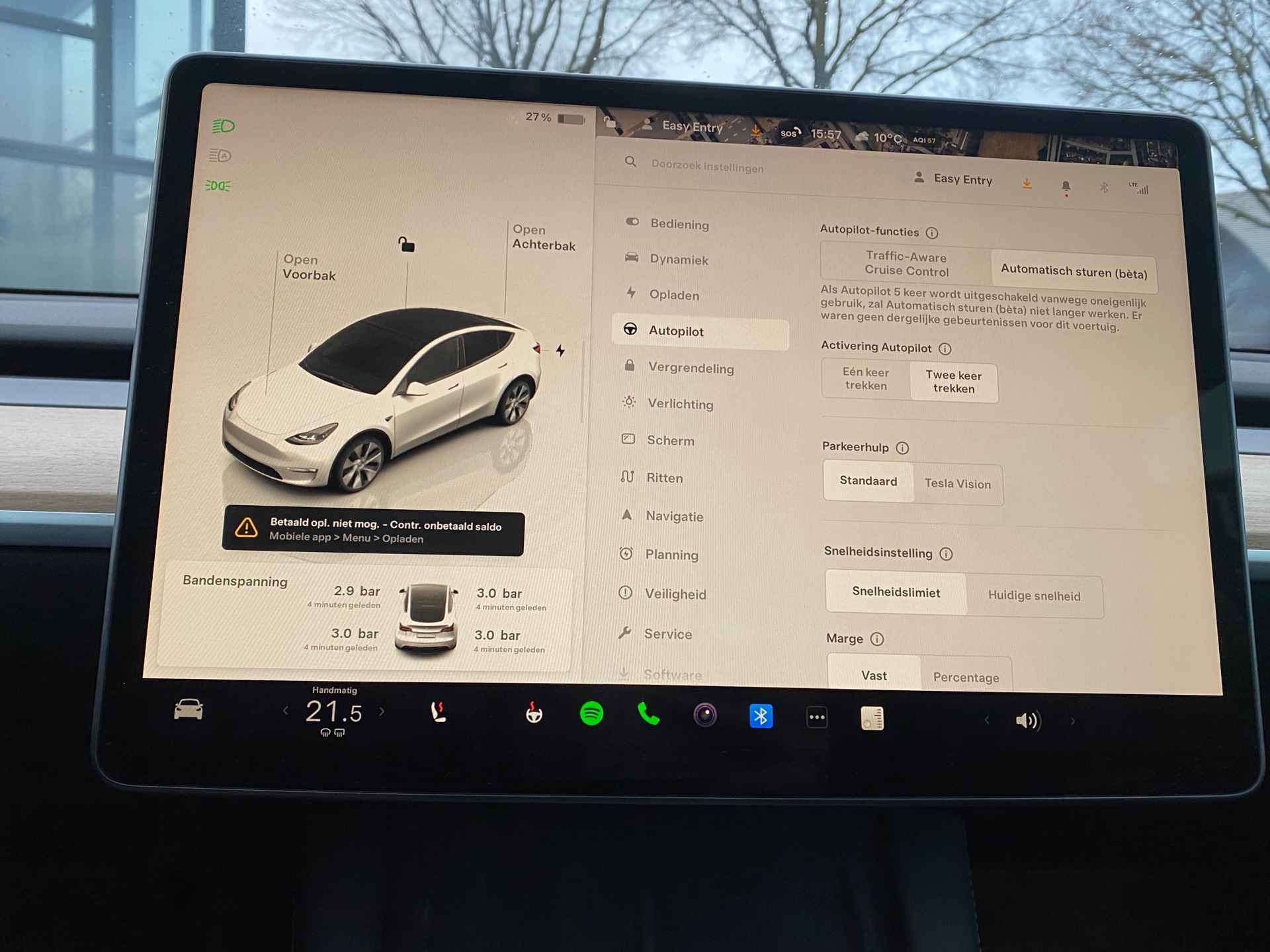 Tesla Model Y Long Range AWD 75 kWh VAN 38.900 VOOR 35.877 EINDEJAARSVOORDEEL 3.023,- | AUTOPILOT | LEDER | PANO | ELEK. KOFFER - 29/40