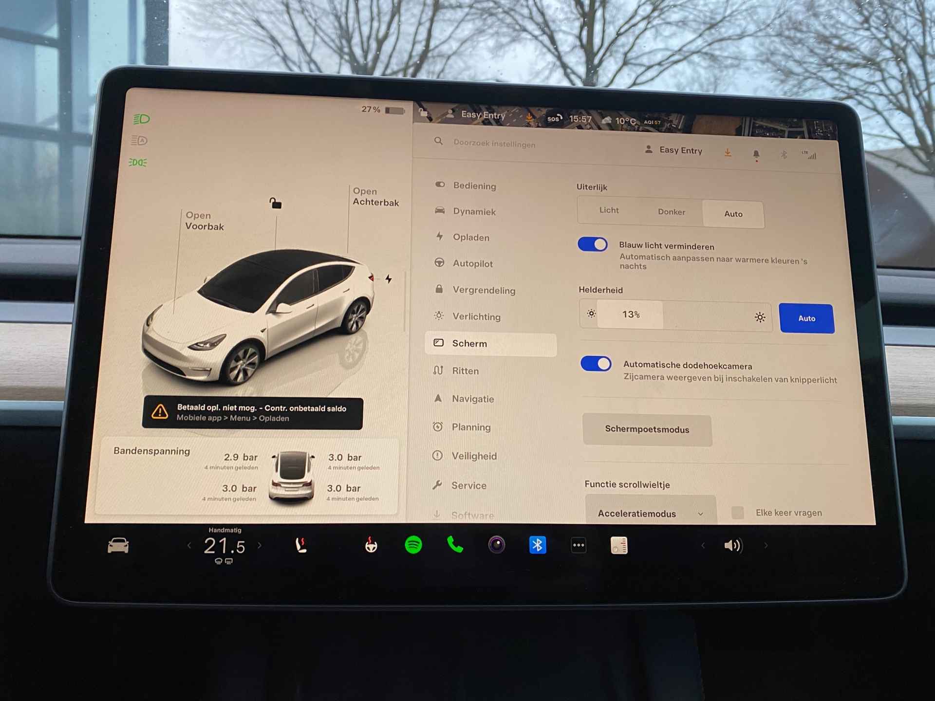 Tesla Model Y Long Range AWD 75 kWh VAN 38.900 VOOR 35.877 EINDEJAARSVOORDEEL 3.023,- | AUTOPILOT | LEDER | PANO | ELEK. KOFFER - 32/40