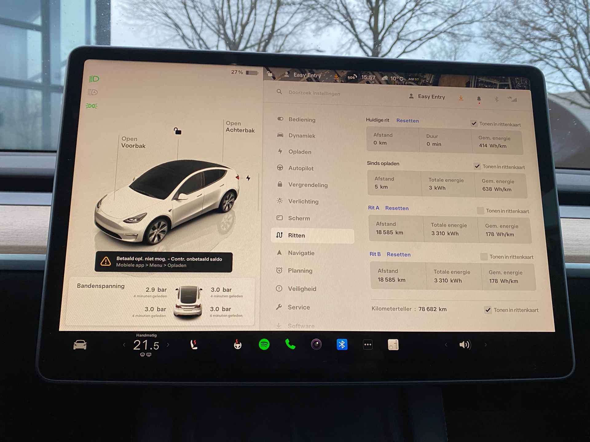 Tesla Model Y Long Range AWD 75 kWh VAN 38.900 VOOR 35.877 EINDEJAARSVOORDEEL 3.023,- | AUTOPILOT | LEDER | PANO | ELEK. KOFFER - 33/40