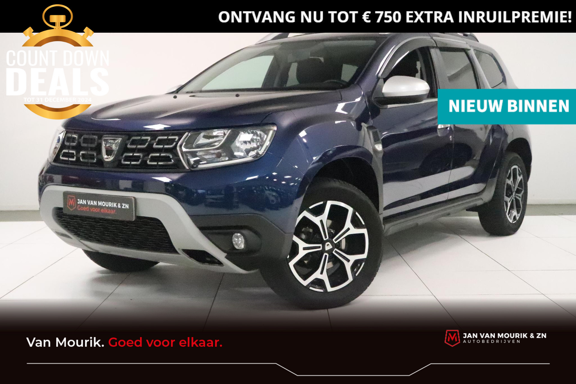 Dacia Duster 1.6 SCe 114 Prestige | LPG-G3 | Leder | 360° Rondomzichtcamera | Open dak |