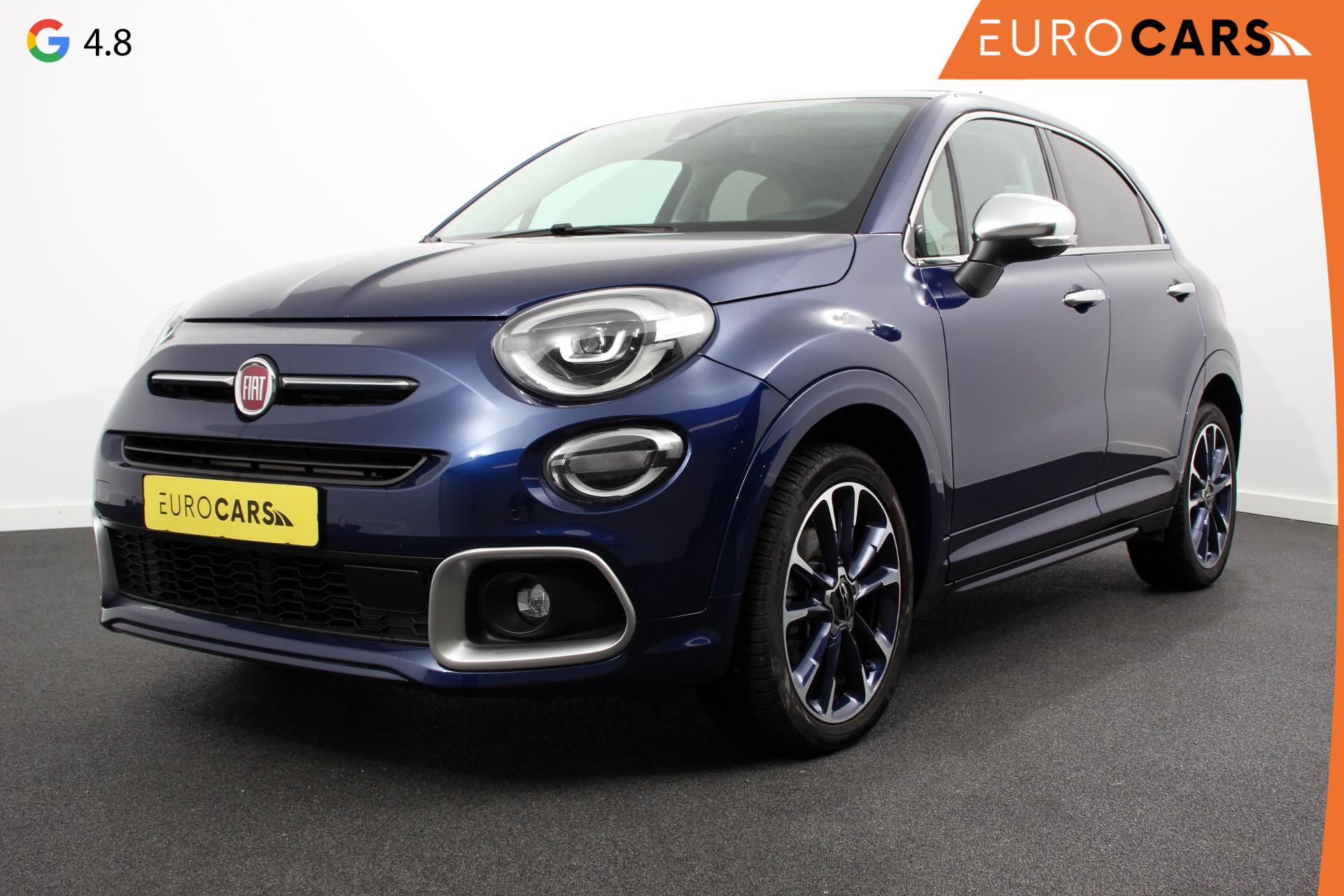 Fiat 500 X Fiat 500X  1,4 Turbo 150pk Yacht Club Capri Aut. | Leder | Navigatie | Beats Audio | Canvas vouwdak | Adaptive Cruise Control | camera | Dab | Led | 18"Lmv | Extra getint glas