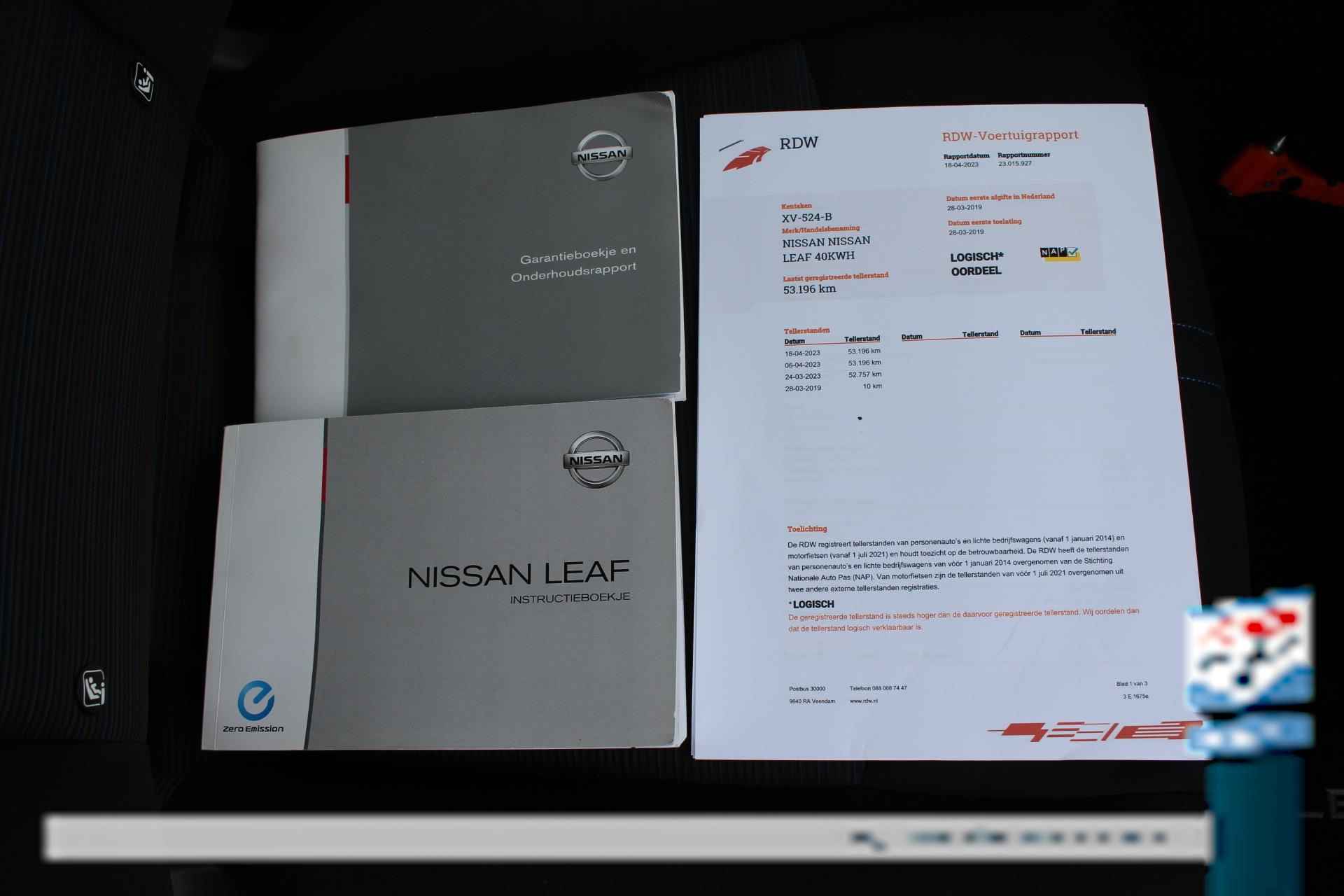 Nissan LEAF Acenta 40 kWh €2.000 subsidie mogelijk DAB snellader camera E pedal - 7/38