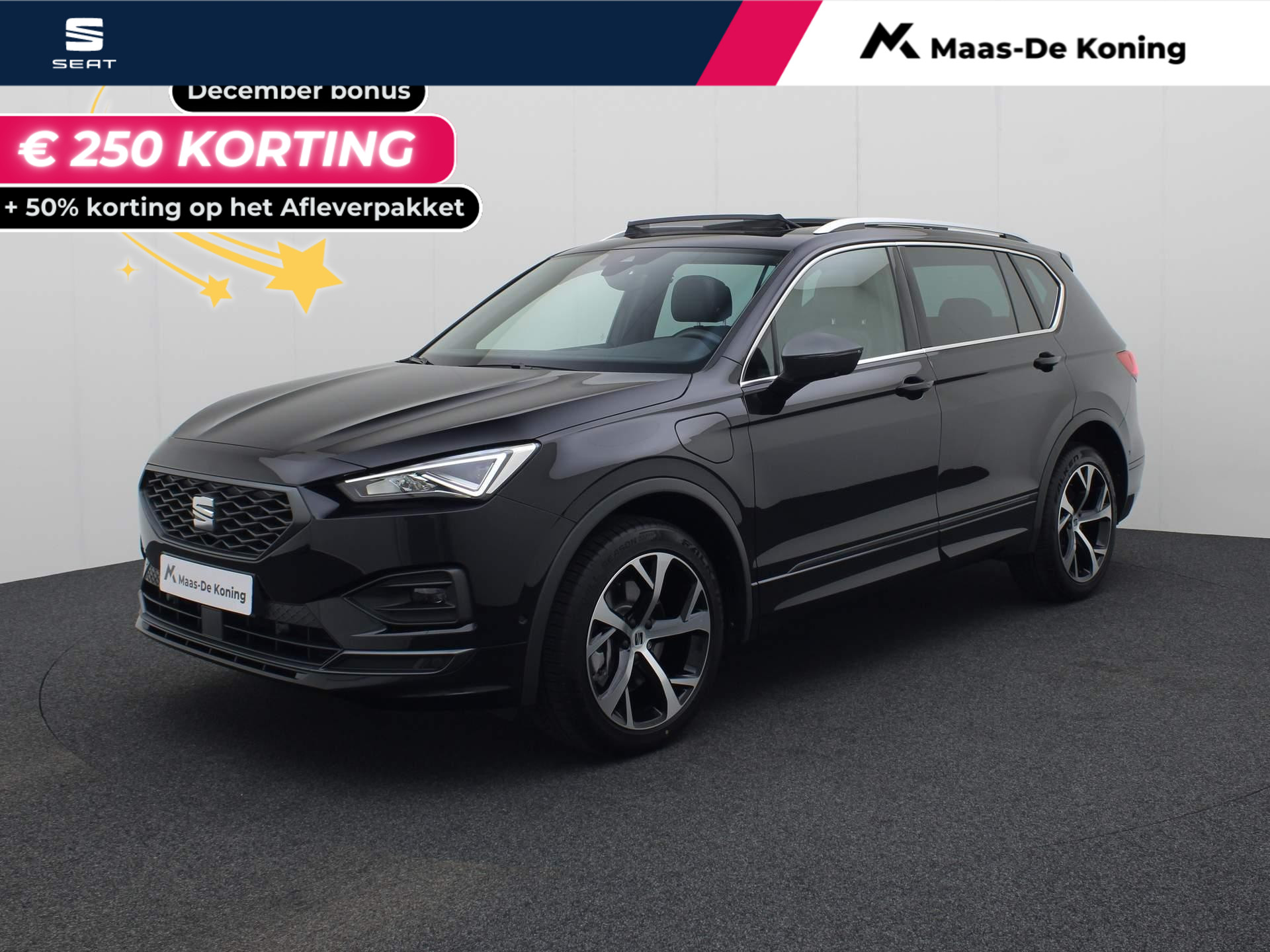 SEAT Tarraco 1.4 TSIe-Hybrid 180kW/245PK PHEV FR DSG · Panoramadak · Leder · Navigatie · Garantie tot februari 2028 of 100000km