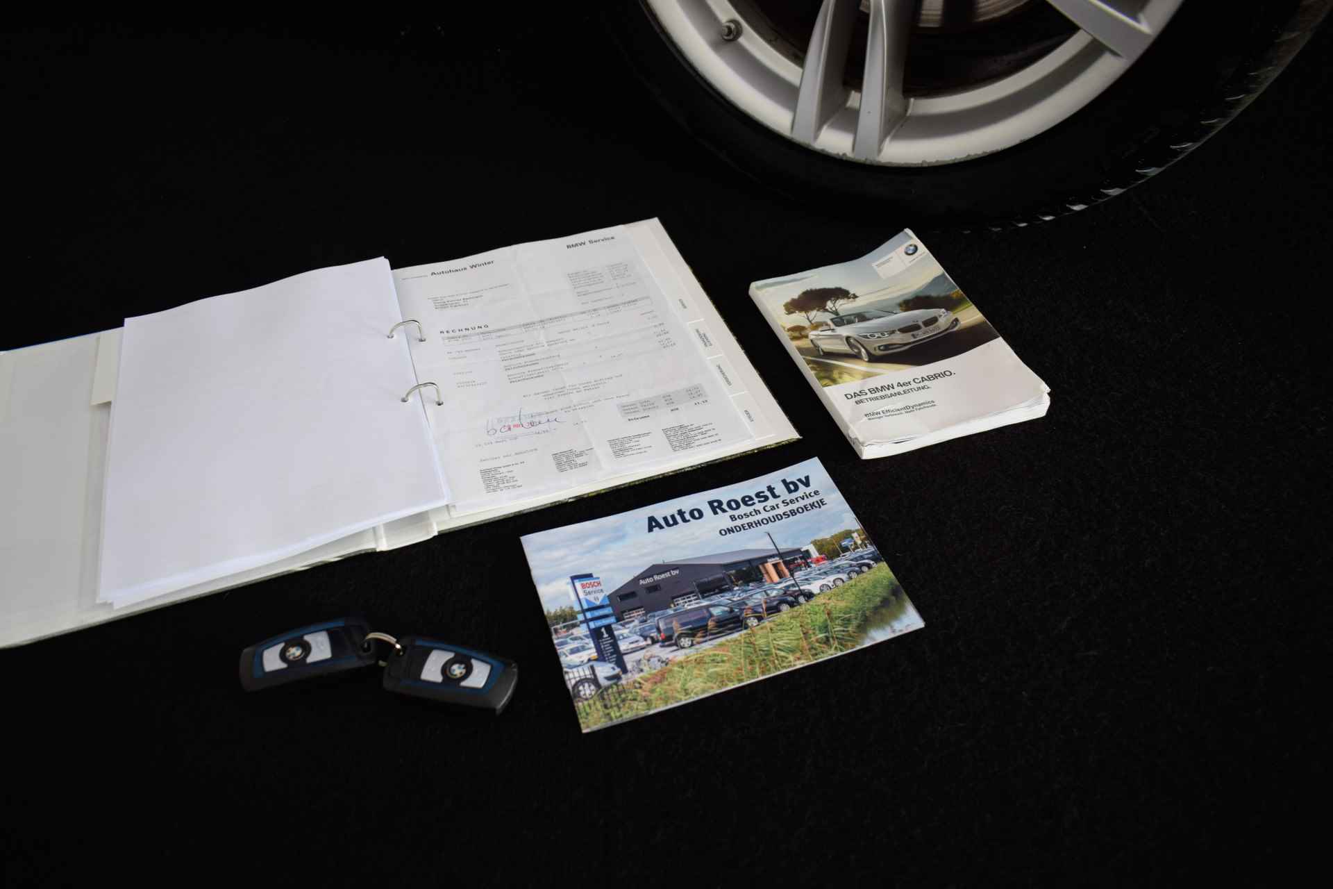 BMW 4 Serie Cabrio 420iA M-SPORT Edition FULL LED/AIRSCARF/MEMORY/CAMERA/LEDER/STOELVERW./HIFI/KEYLESS/LMV - 27/29