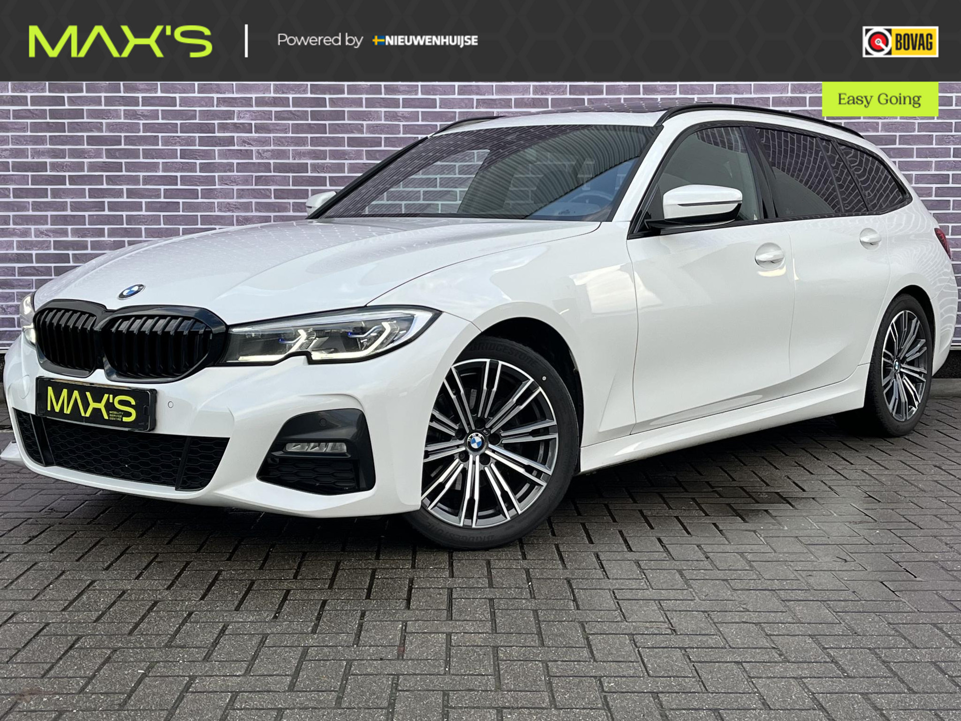 BMW 3-serie Touring 320i High Executive | M Sport | Volledig Dealer Onderhouden | Laser Licht | Panoramadak | Head Up | Adaptive Onderstel | Cruise Control | Navivagtie | Apple Carplay & Android Auto | PDC