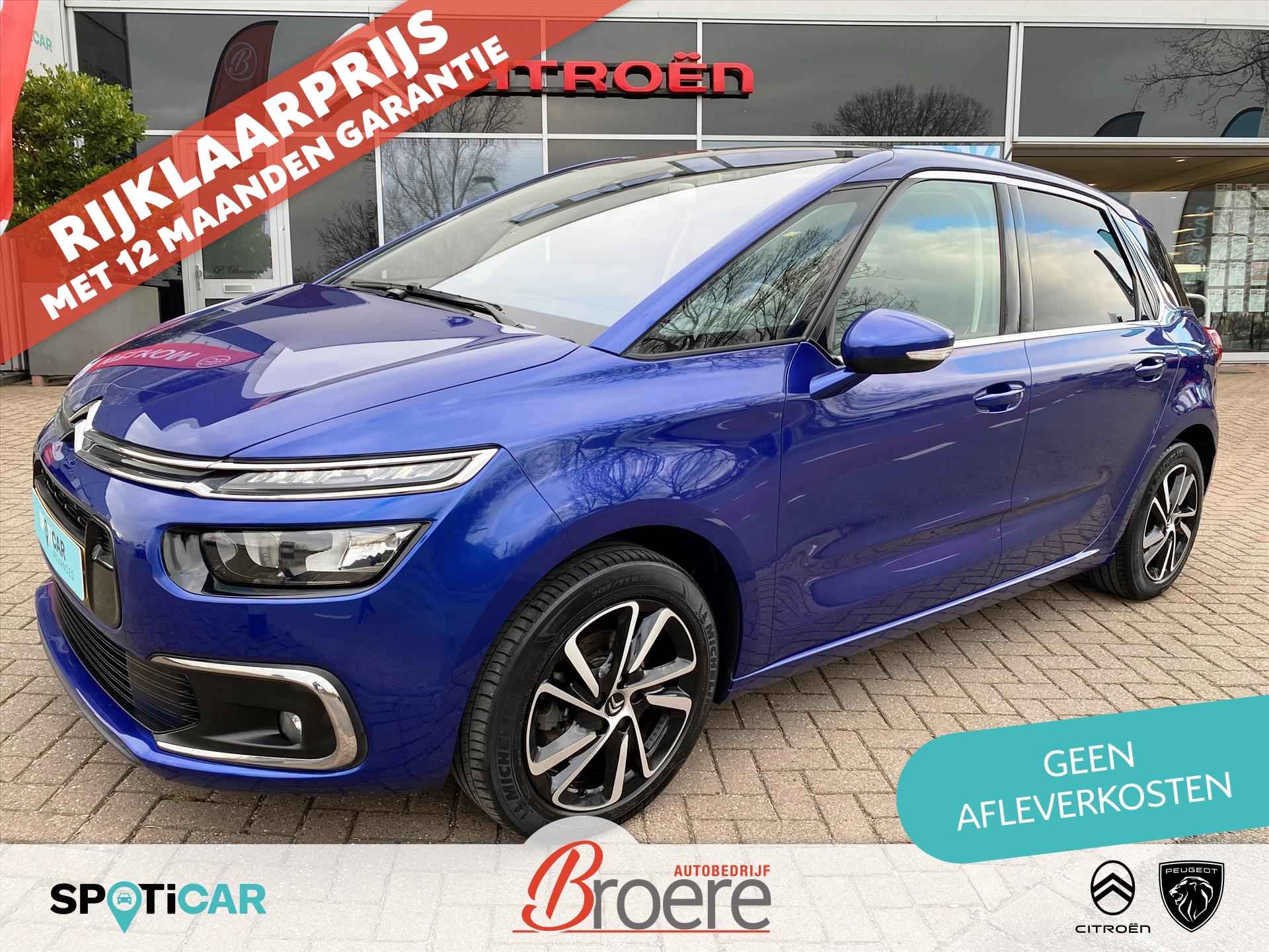 CITROEN C4 Picasso 1.2 Turbo Feel M6 | trekhaak, camera, parkeersensoren, 17 inch velgen, panoramadak, keyless, apple, android, navigatie, climate, cruise