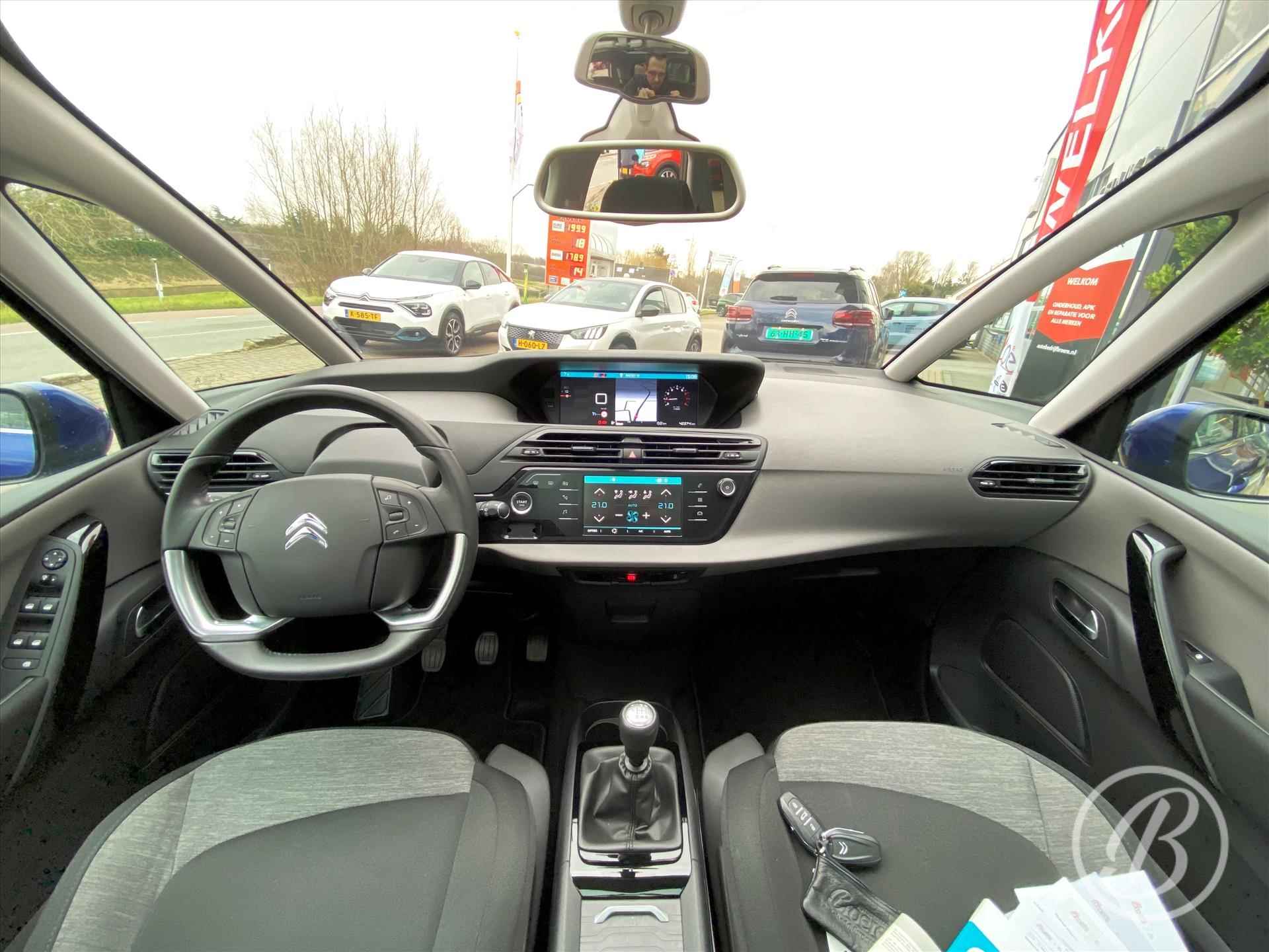 CITROEN C4 Picasso 1.2 Turbo Feel M6 | trekhaak, camera, parkeersensoren, 17 inch velgen, panoramadak, keyless, apple, android, navigatie, climate, cruise - 9/58