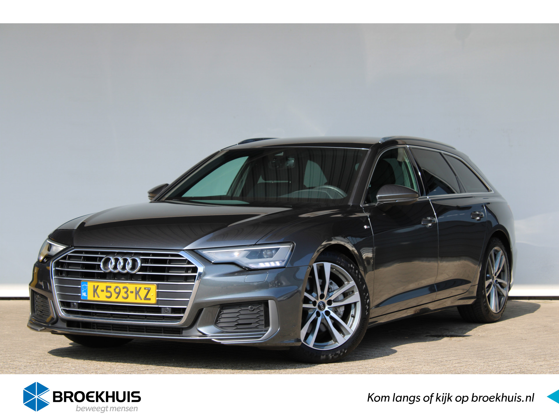 Audi A6 Avant 45 TFSI S edition 19inch/ S-Line/ Elektr. achterklep / LED / Half leder sportstoelen incl geheugen