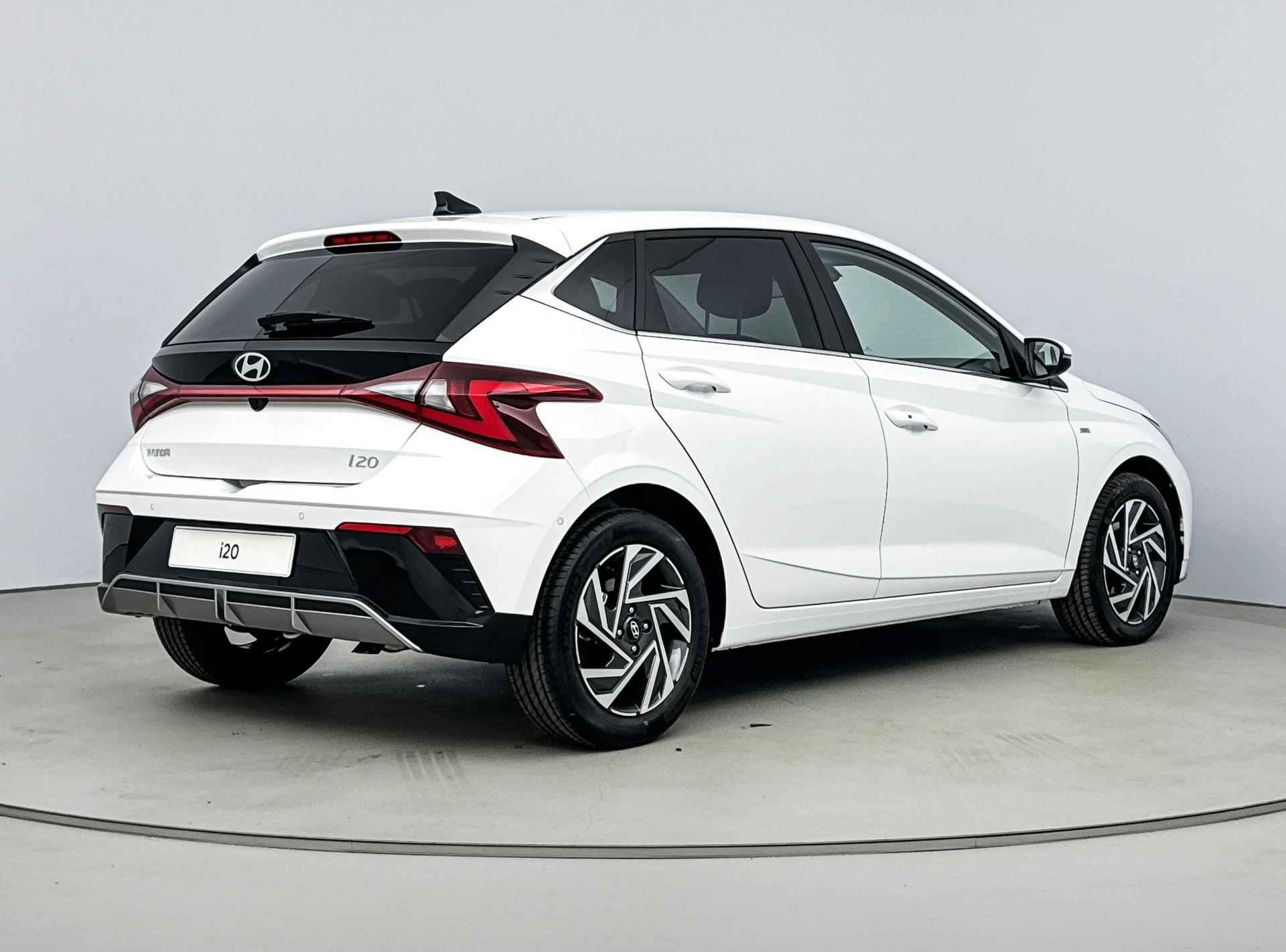 Hyundai i20 1.0 T-GDI Premium Sky Aut. | Incl. €2000,- Voorraadactie! | Nieuwste model! | Schuifdak | Stoel + stuurverwarming | Keyless Entry | Navigatie | - 3/30